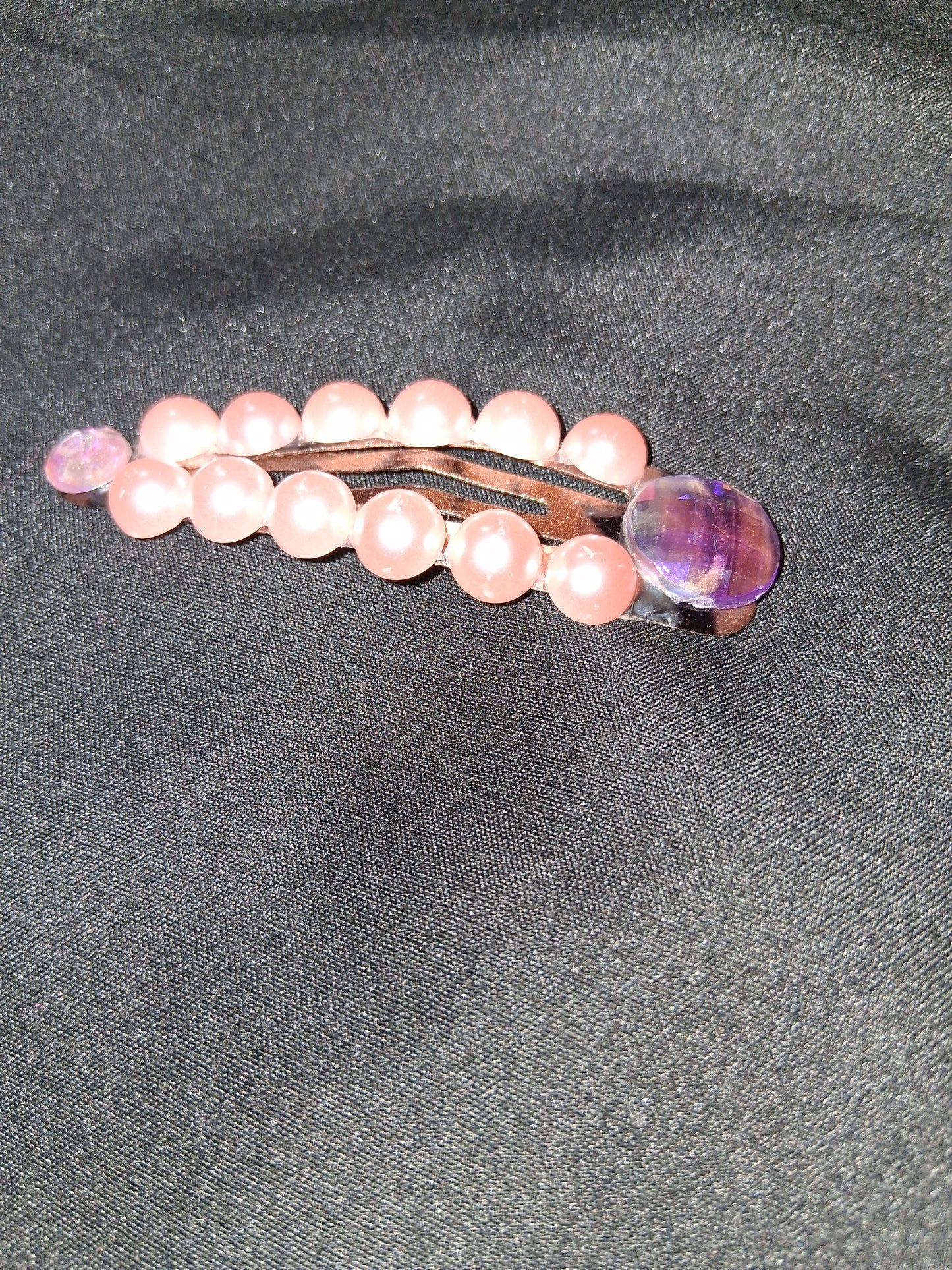 COCOMONEY HAIR CLIP 3INCH CUSTOM 1 OF A KIND PIECE with gemstones