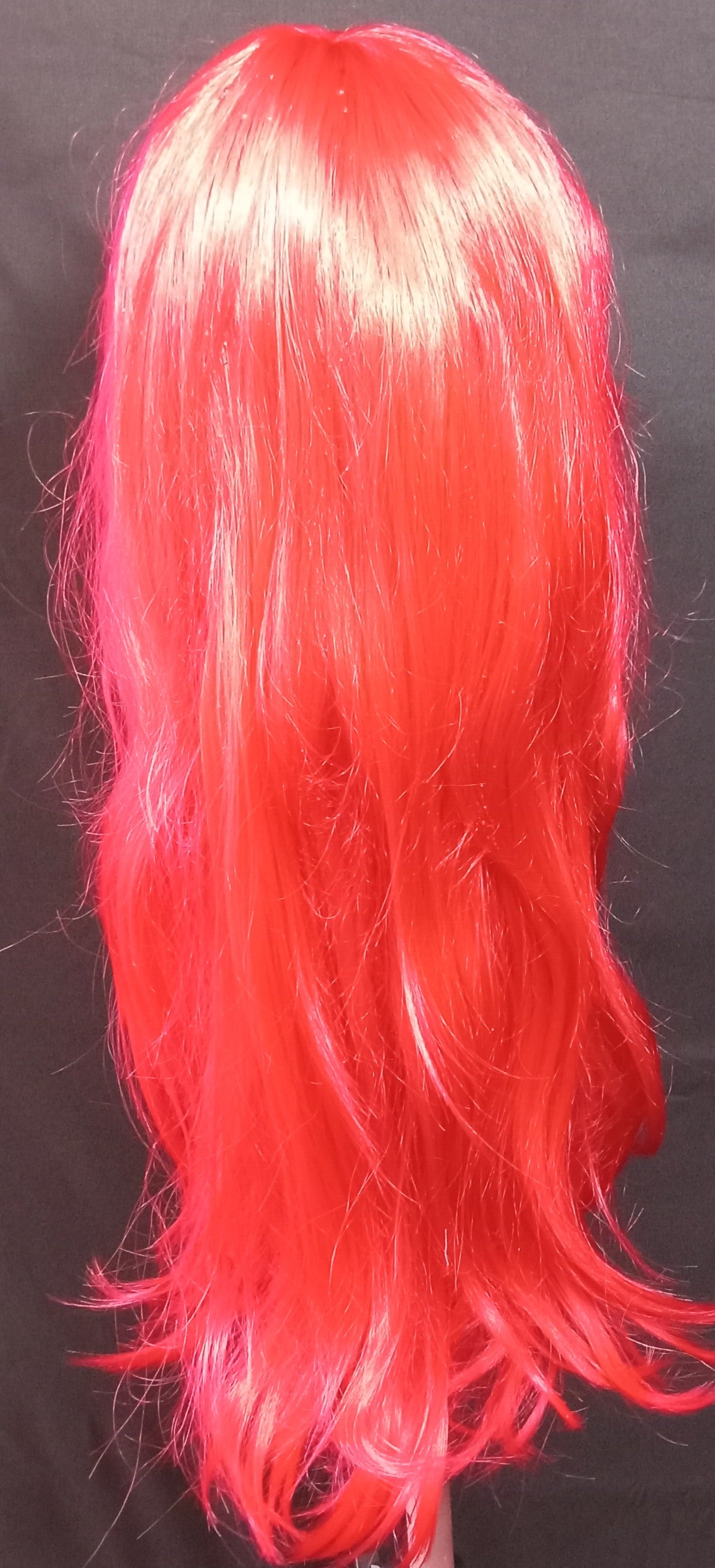 COCOMONEY WIG RED LONG STRAIGHT SYNTHETIC