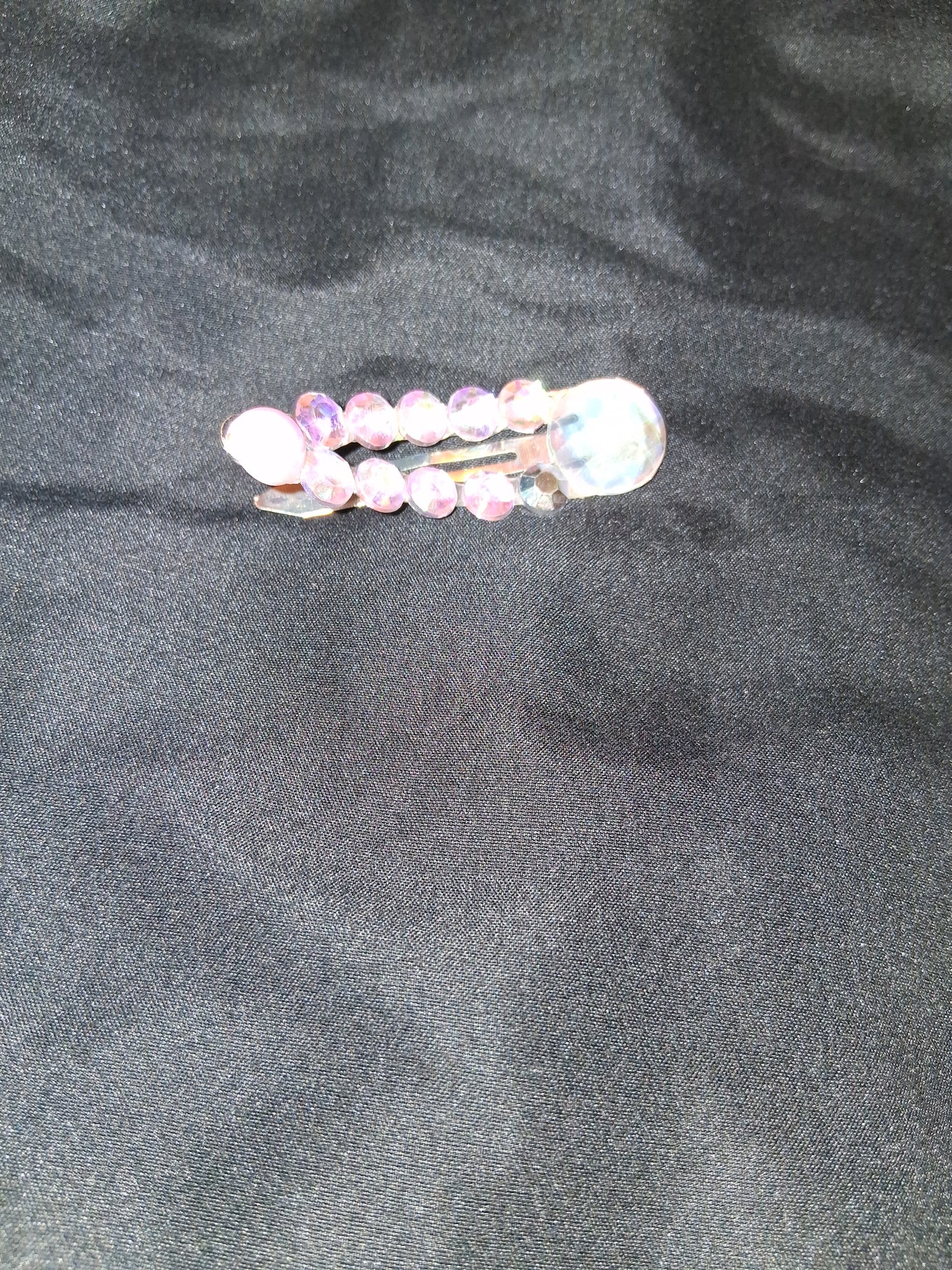 COCOMONEY HAIR CLIP 3INCH CUSTOM 1 OF A KIND PIECE with gemstones