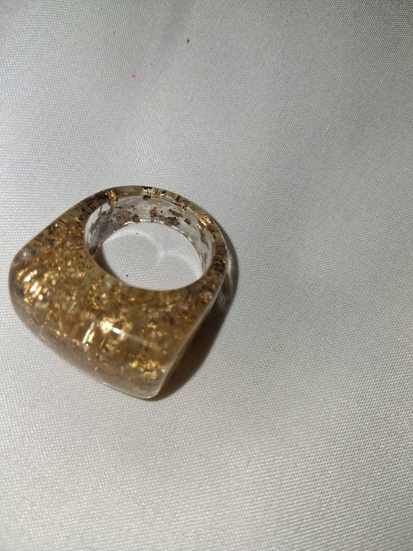 Gold costume ring COCOMONEY resin