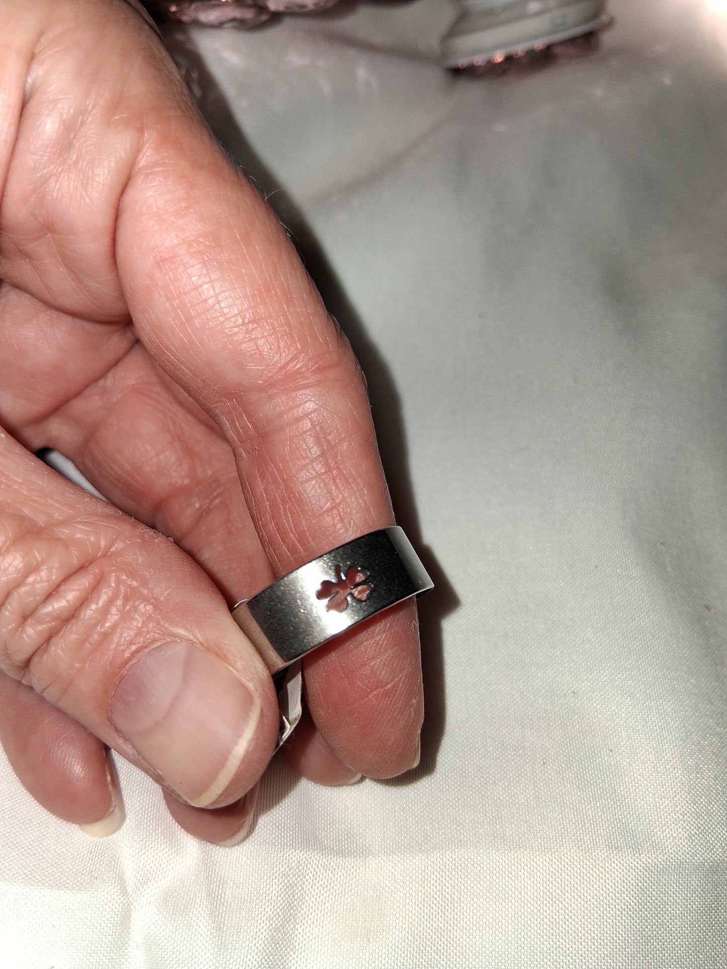 Mens stainless steel ring size 10