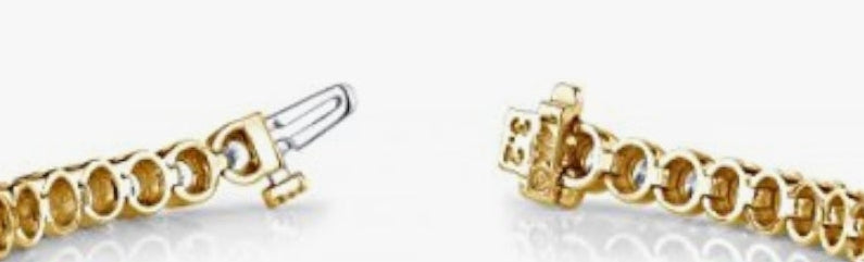 LAB GROWN Diamond Tennis Bracelet 3 Prong Luxury Collection (D-E Color, VS1-VS2 Clarity)