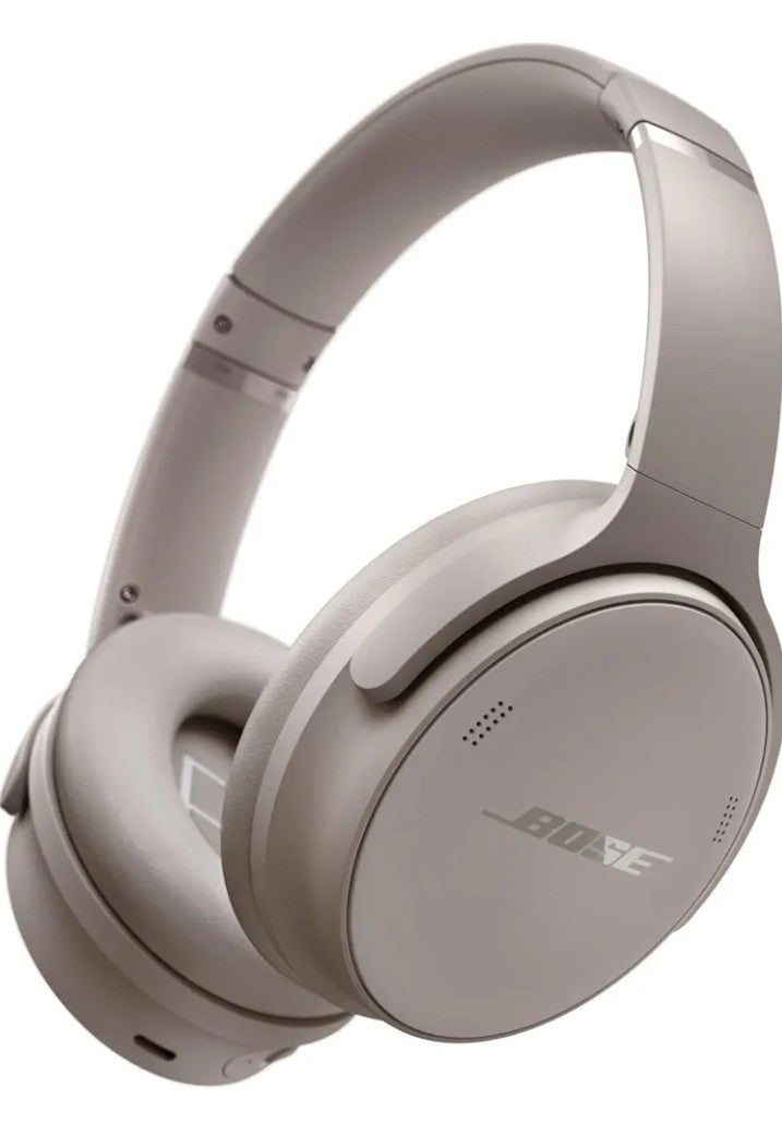 Bose QuietComfort Wireless Noise Cancelling Headphones, Bluetooth Over Ear Headphones with Up to 24 Hours of Battery Life, Sandstone - Limited Edition Color