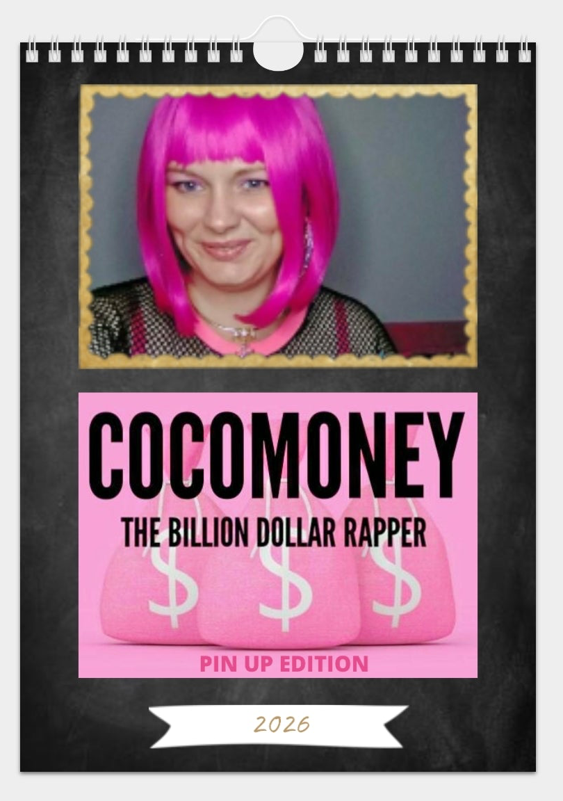 PIN UP CALENDAR 2026 XXX COCOMONEY PIN UP EDITION 12 month calendar