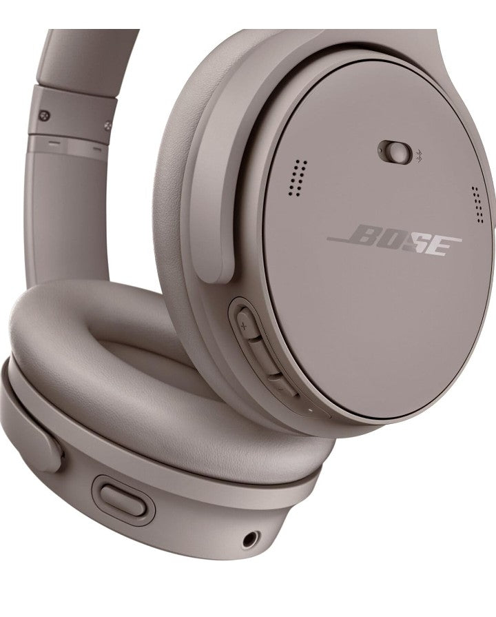 Bose QuietComfort Wireless Noise Cancelling Headphones, Bluetooth Over Ear Headphones with Up to 24 Hours of Battery Life, Sandstone - Limited Edition Color