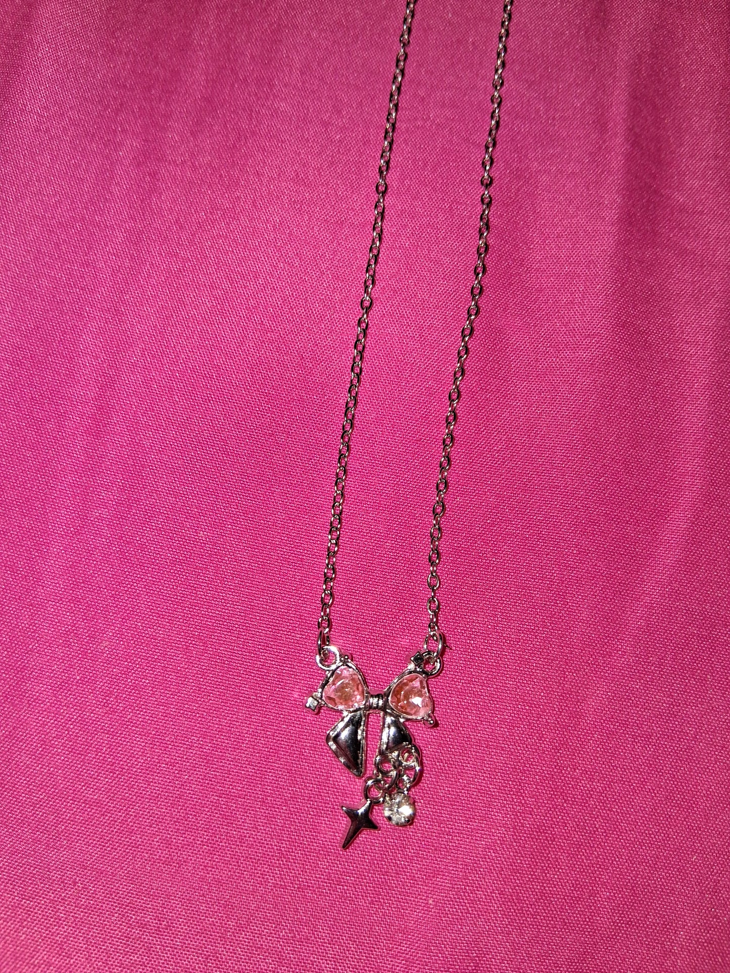 COCOMONEY NECKLACE METAL AND STONES