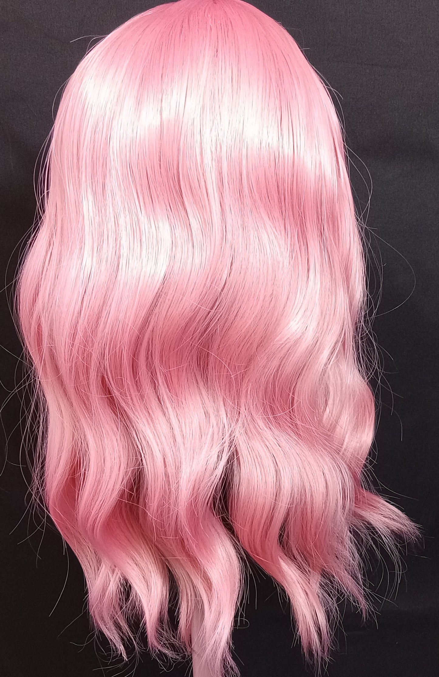 COCOMONEY WIG PINK SHOULDER LENGTH BEAUTY SYNTHETIC