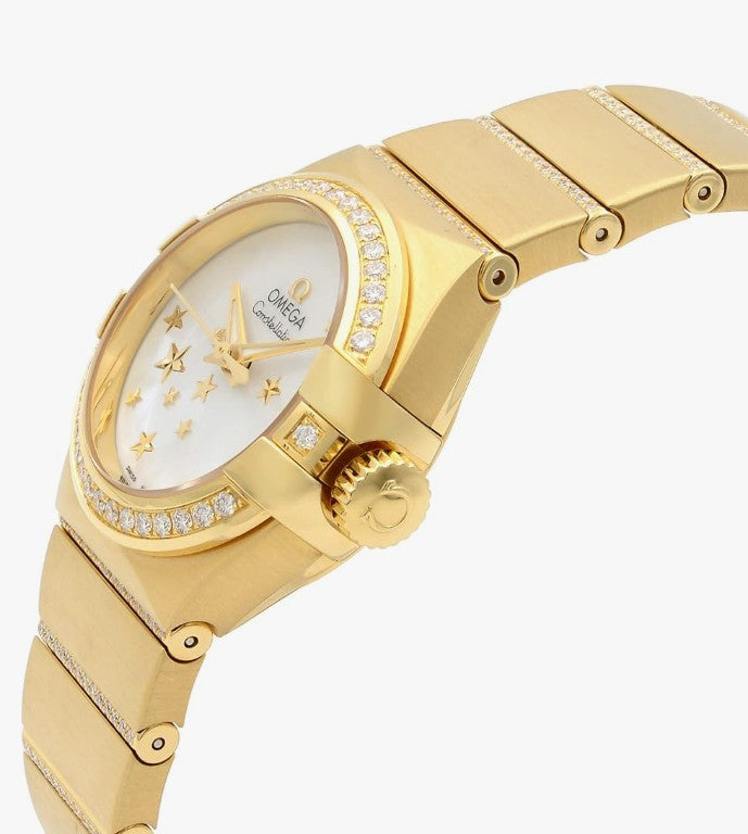 Omega
Omega Constellation Solid 18k Yellow Gold Diamond Women's Watch 123.55.27.20.05.002