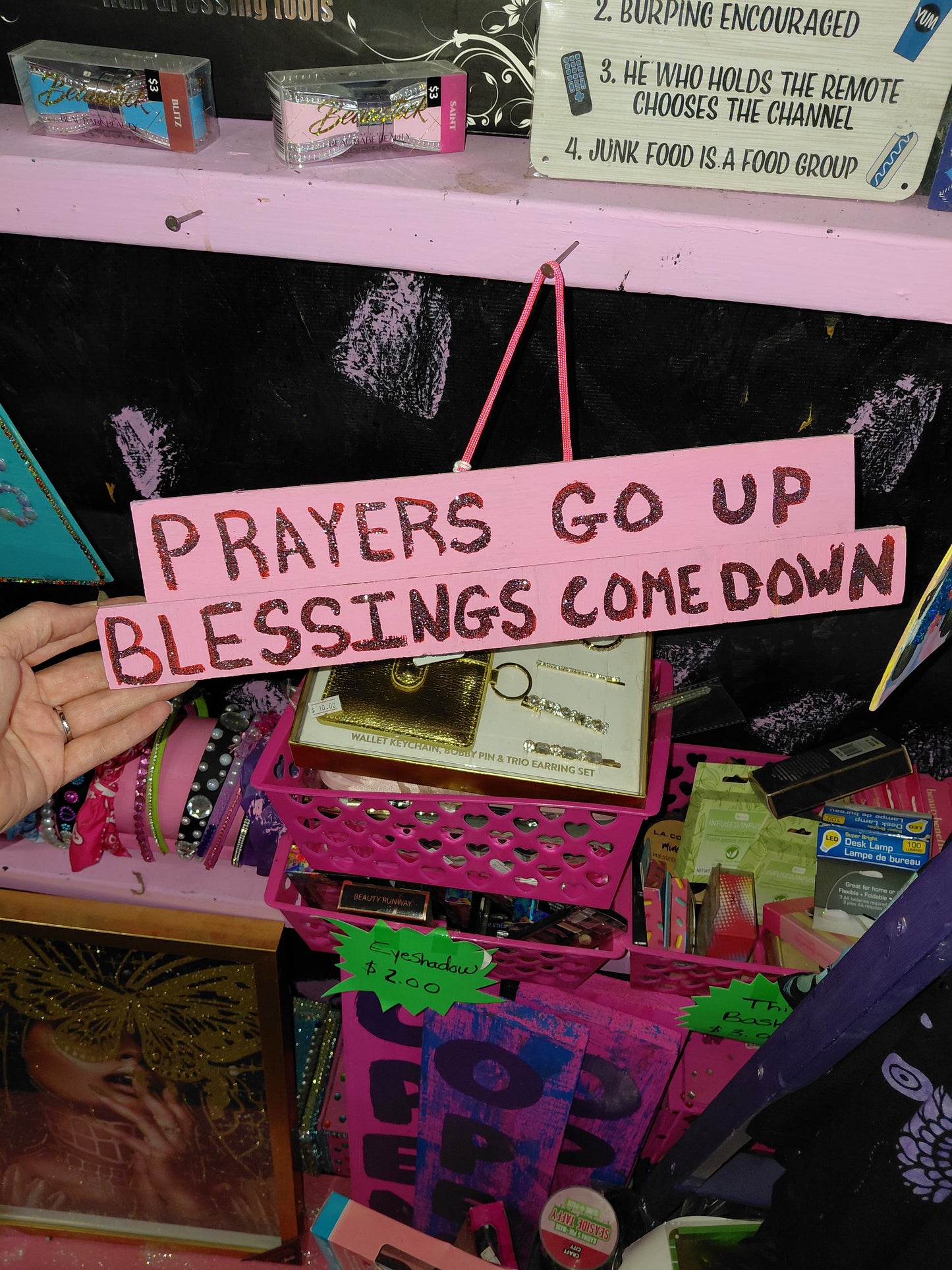 COCOMONEY ART Prayers 1 OF 1 CUSTOM PIECE BY COCOMONEY painting on wood