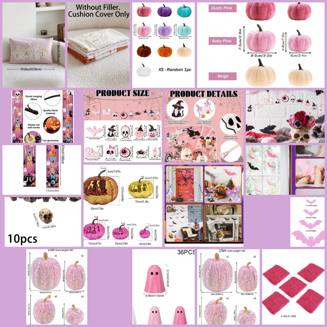 Halloween decor details in the description choose number by the items you want