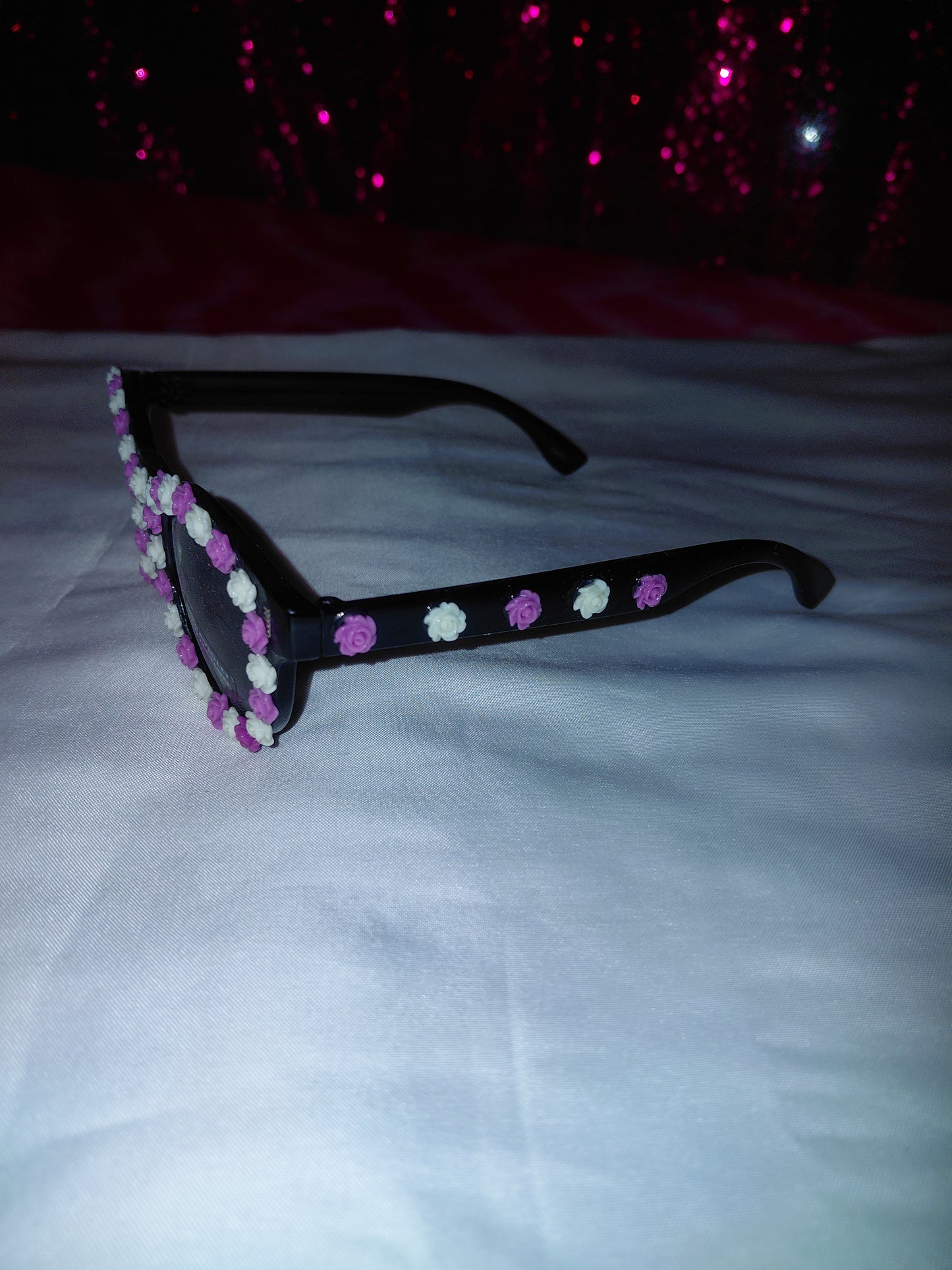 Cocomoney Glasses custom 1 of 1 pair sunglasses gemstones plastic materials uv COCOMONEY.STORE