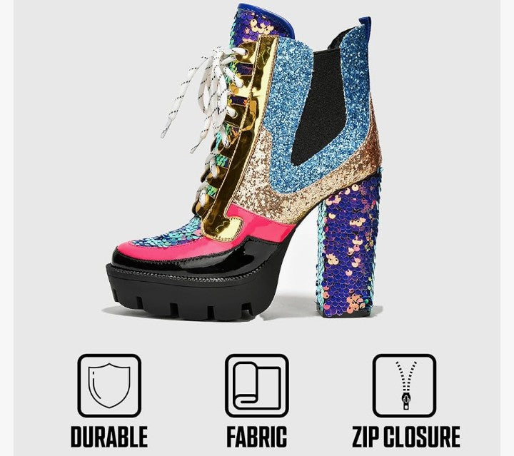 Ankle Boots for Women Short - Women's Ankle Boots & Booties - Rhinestone Cowboy Boots for Women