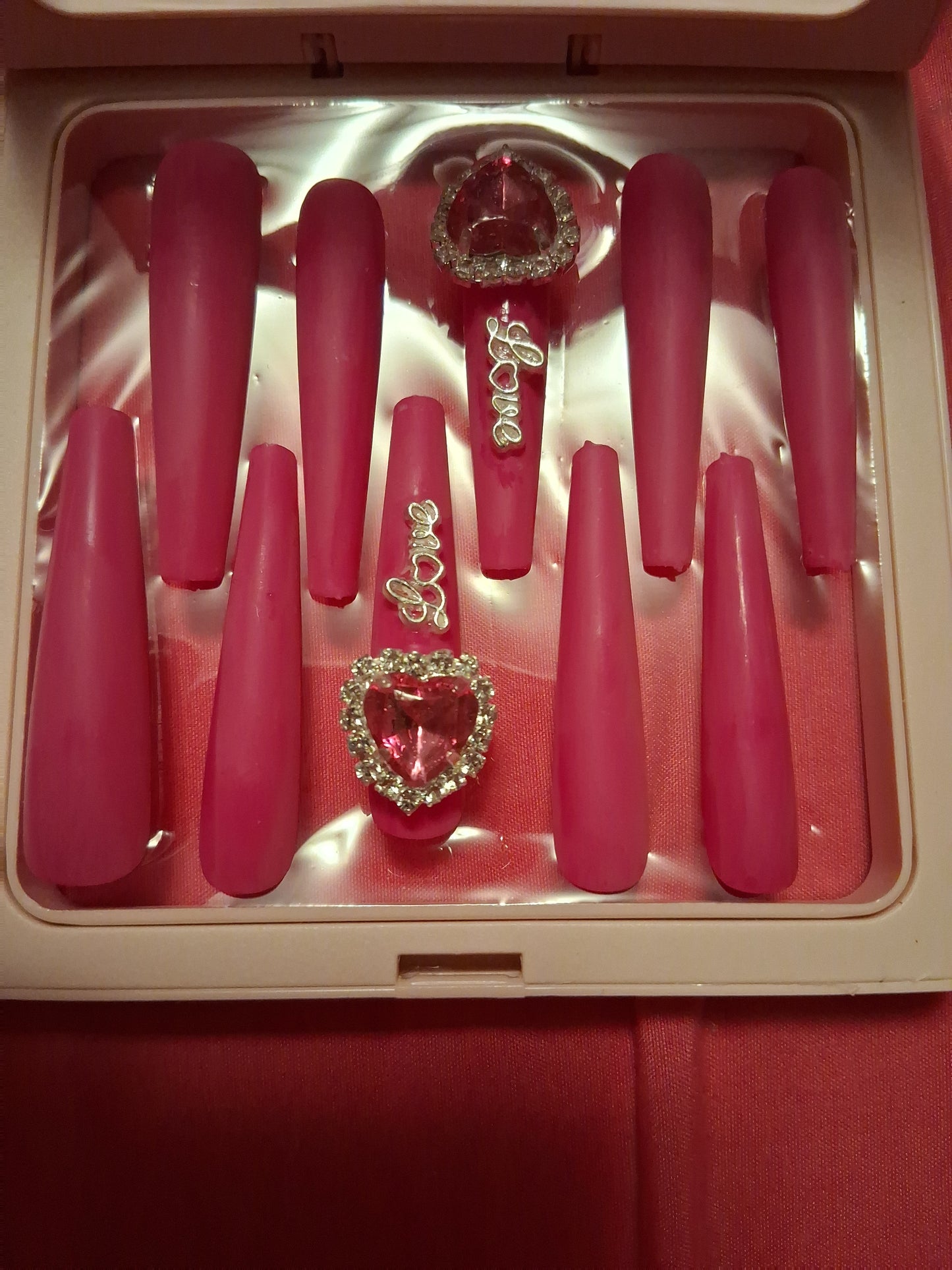 COCOMONEY NAILS CUSTOM 1 OF 1 GLUE ON PRESS ON COMES WITH FREE GIFTS #o21