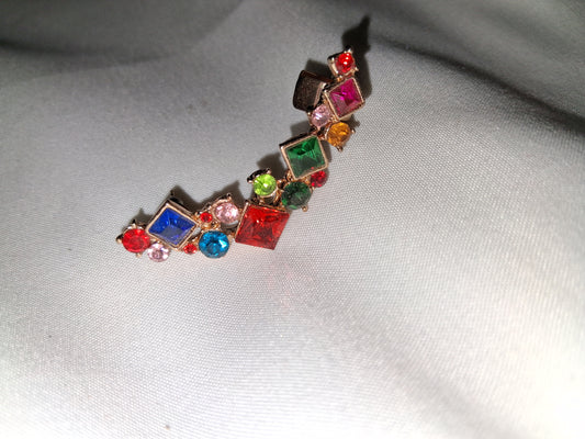 Earring clip multicolor