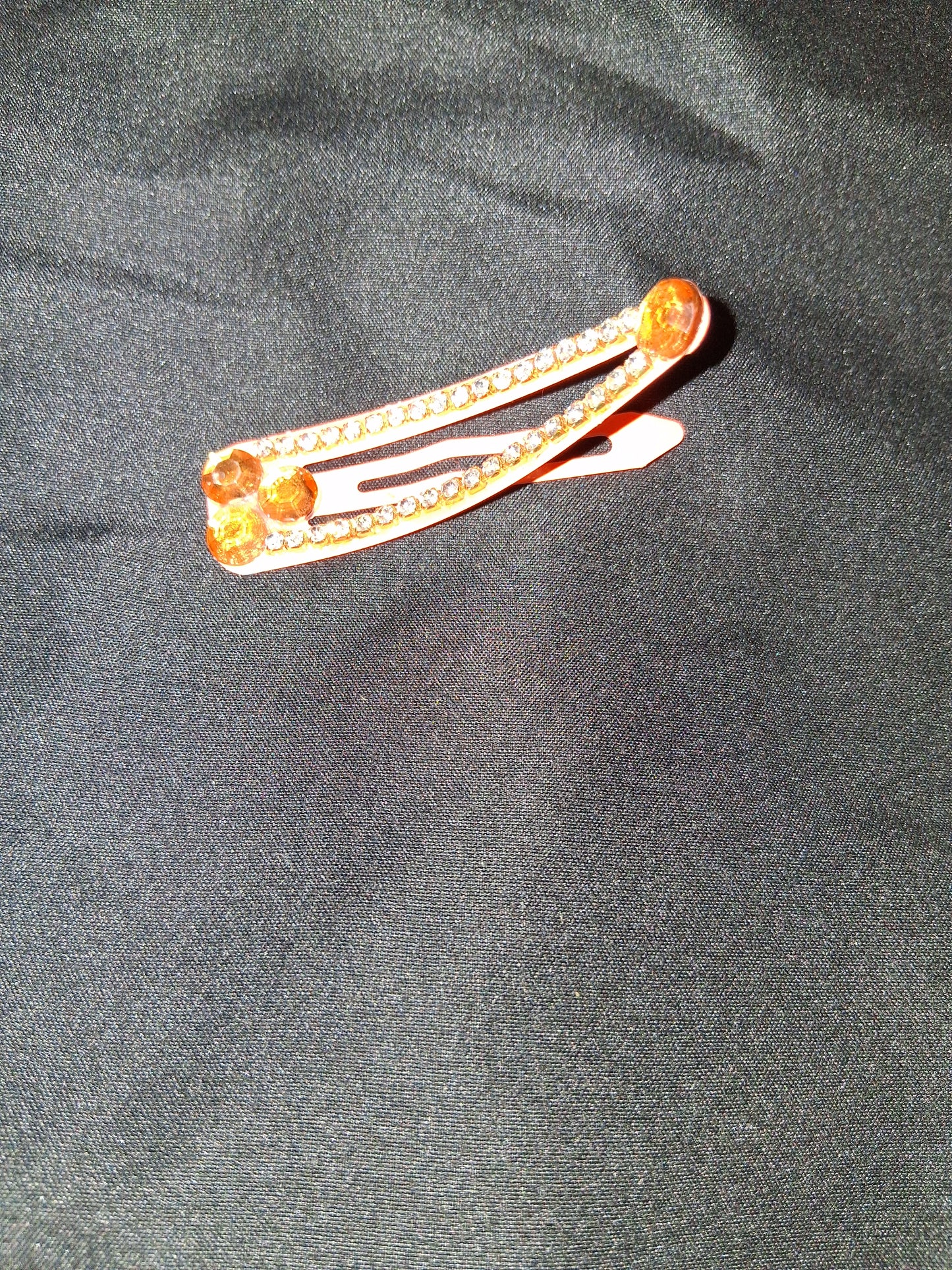 COCOMONEY HAIR CLIP 3INCH CUSTOM 1 OF A KIND PIECE with gemstones