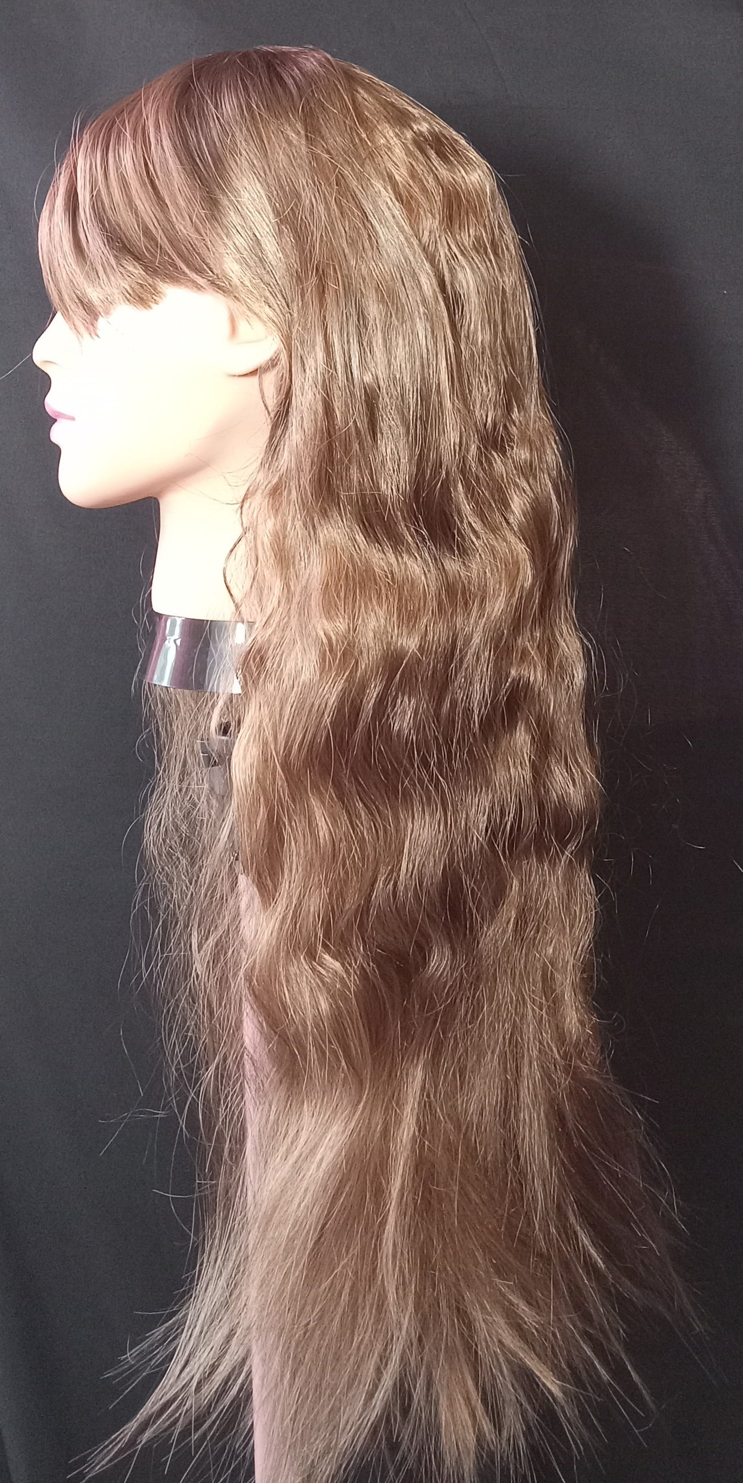 COCOMONEY WIG LONG BROWN SYNTHETIC
