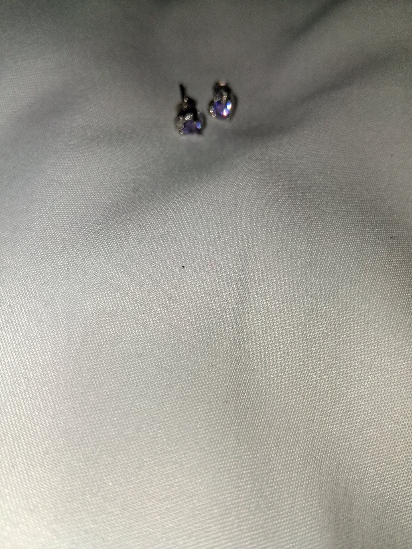 Purple costume earrings hearts COCOMONEY