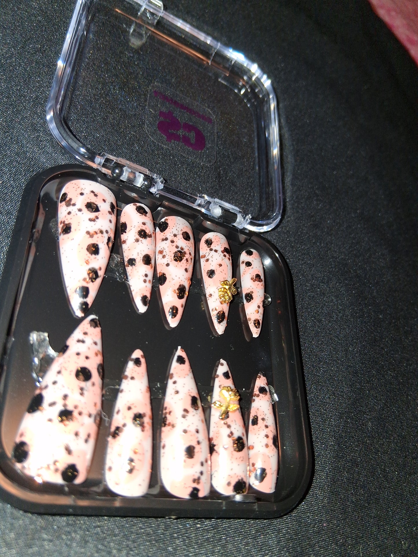 COCOMONEY NAILS CUSTOM ONE OF A KIND PIECES WITH NAIL BAG AND FREE GIFTS
