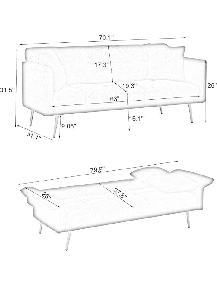 Futon sofa couch