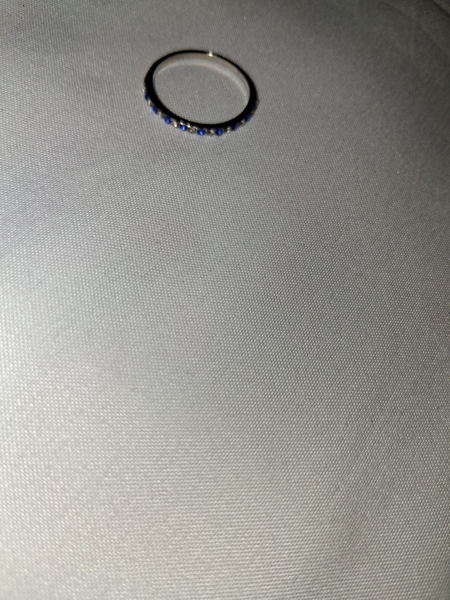 Blue ring size 8 costume COCOMONEY
