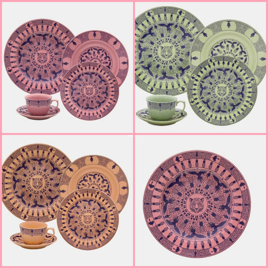 Porcelain 20-piece Dinnerware Set, Service for 4 Absolutely Stunning pieces in 3 color options