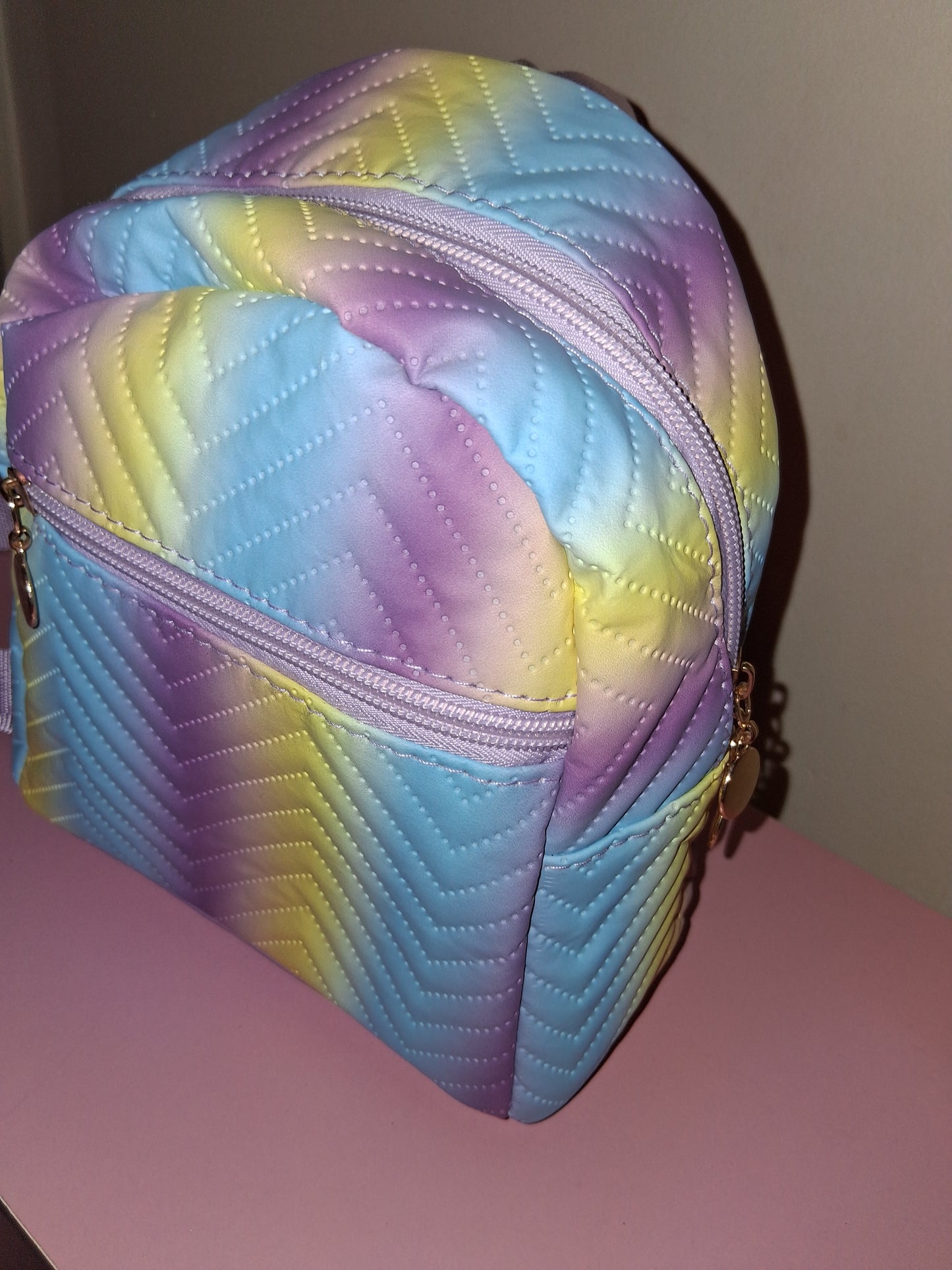 COCOMONEY MINI BOOK BAG PURPLE 9IN BY 8IN BY 4IN only 1