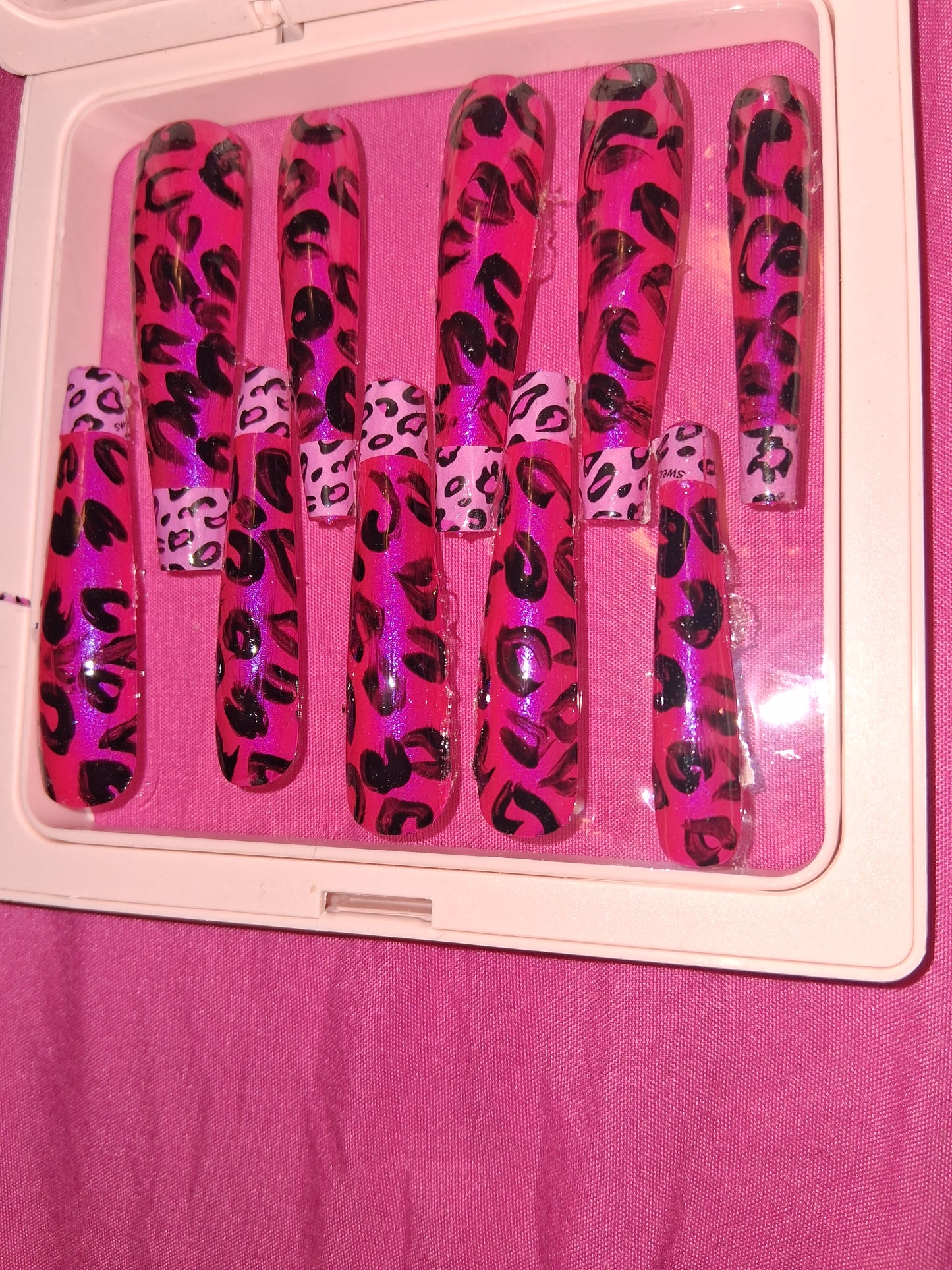 COCOMONEY NAILS CUSTOM 1 OF 1 GLUE ON PRESS ON COMES WITH FREE GIFTS #o43