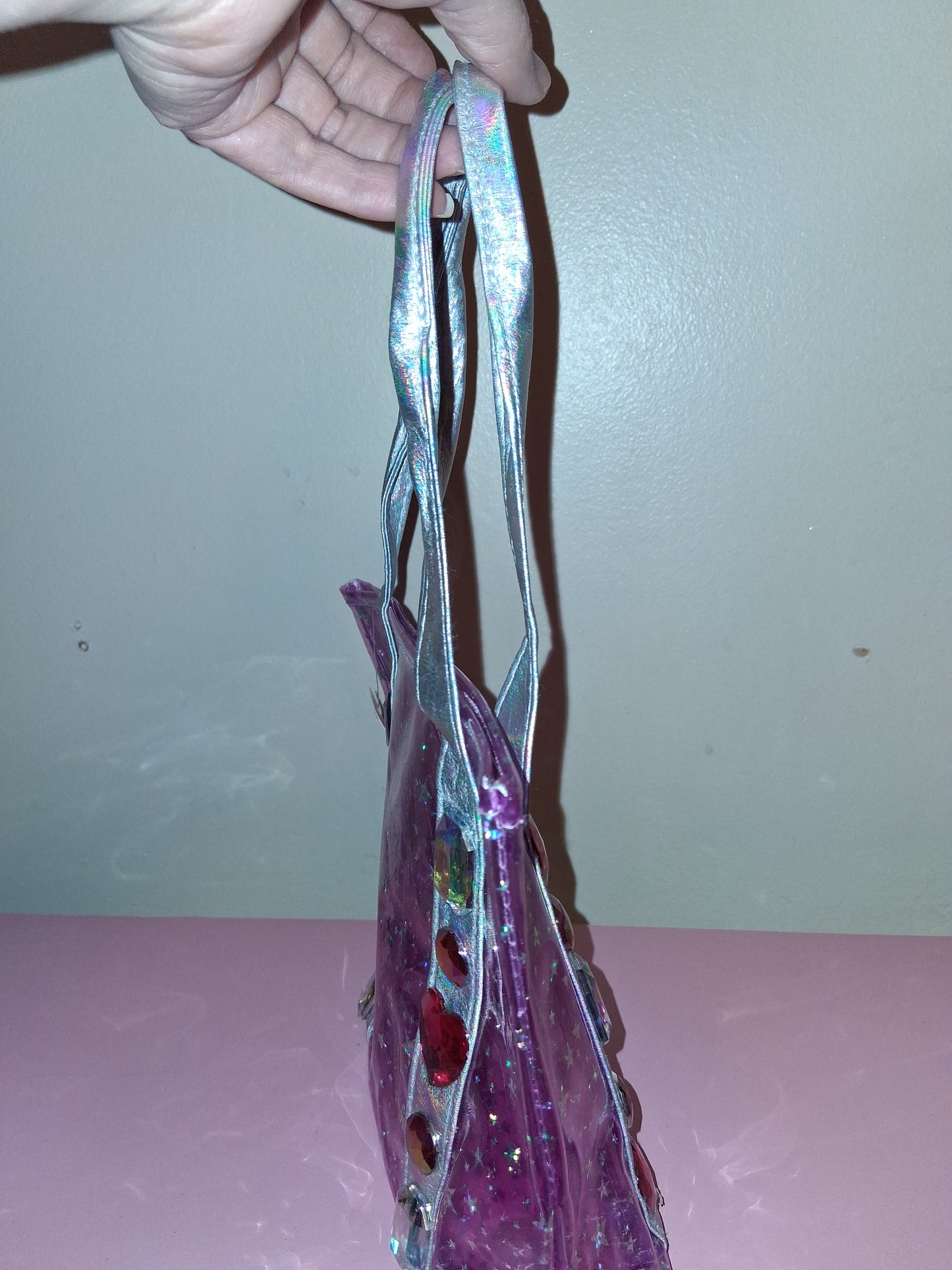COCOMONEY MINI HANDBAG PINK CUSTOM ONLY 1 8HALF IN BY 6IN BY 3IN
