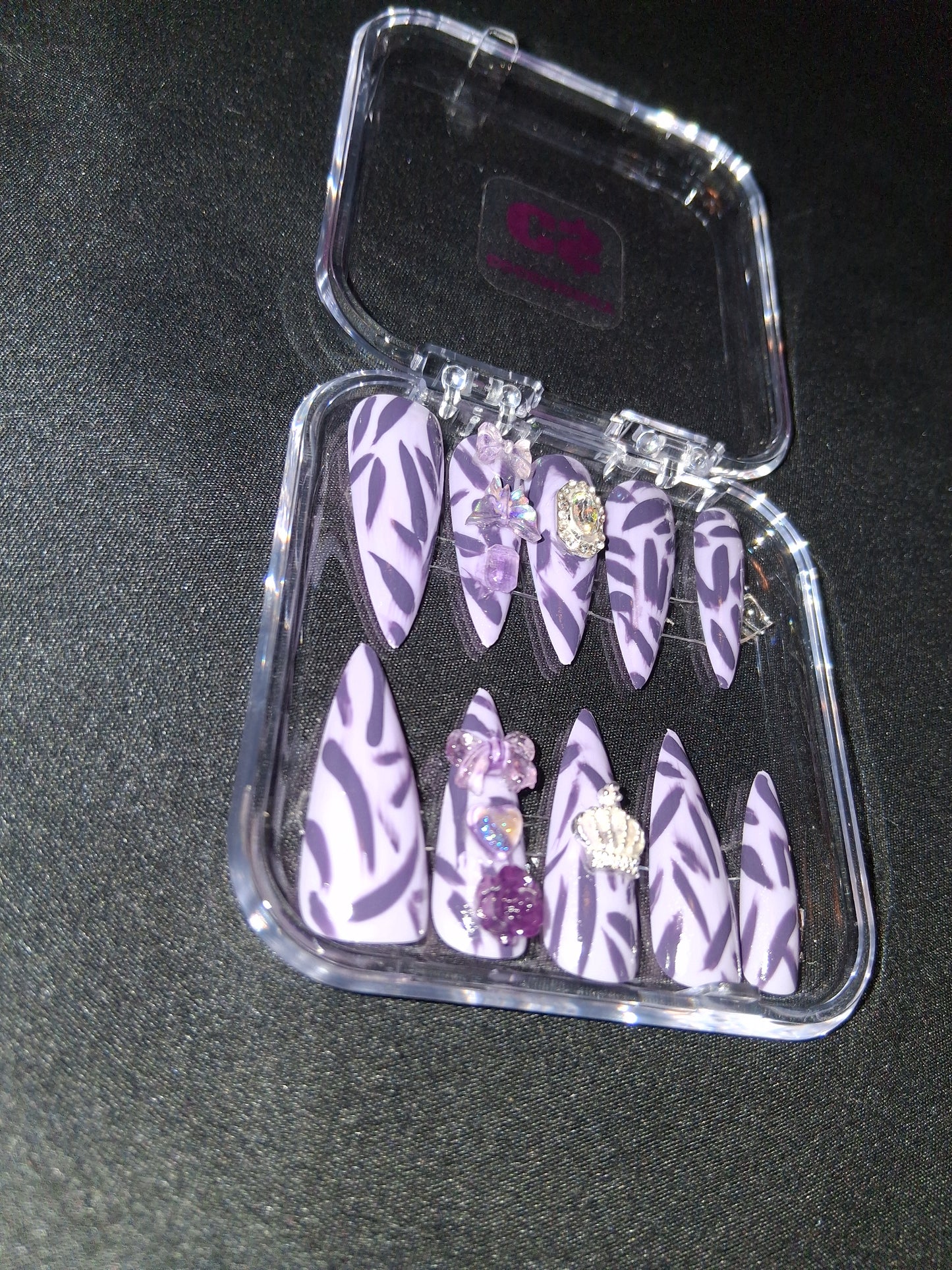 COCOMONEY NAILS CUSTOM 1 OF A KIND PIECES ACRYLIC COMES WITH FREE GIFTS