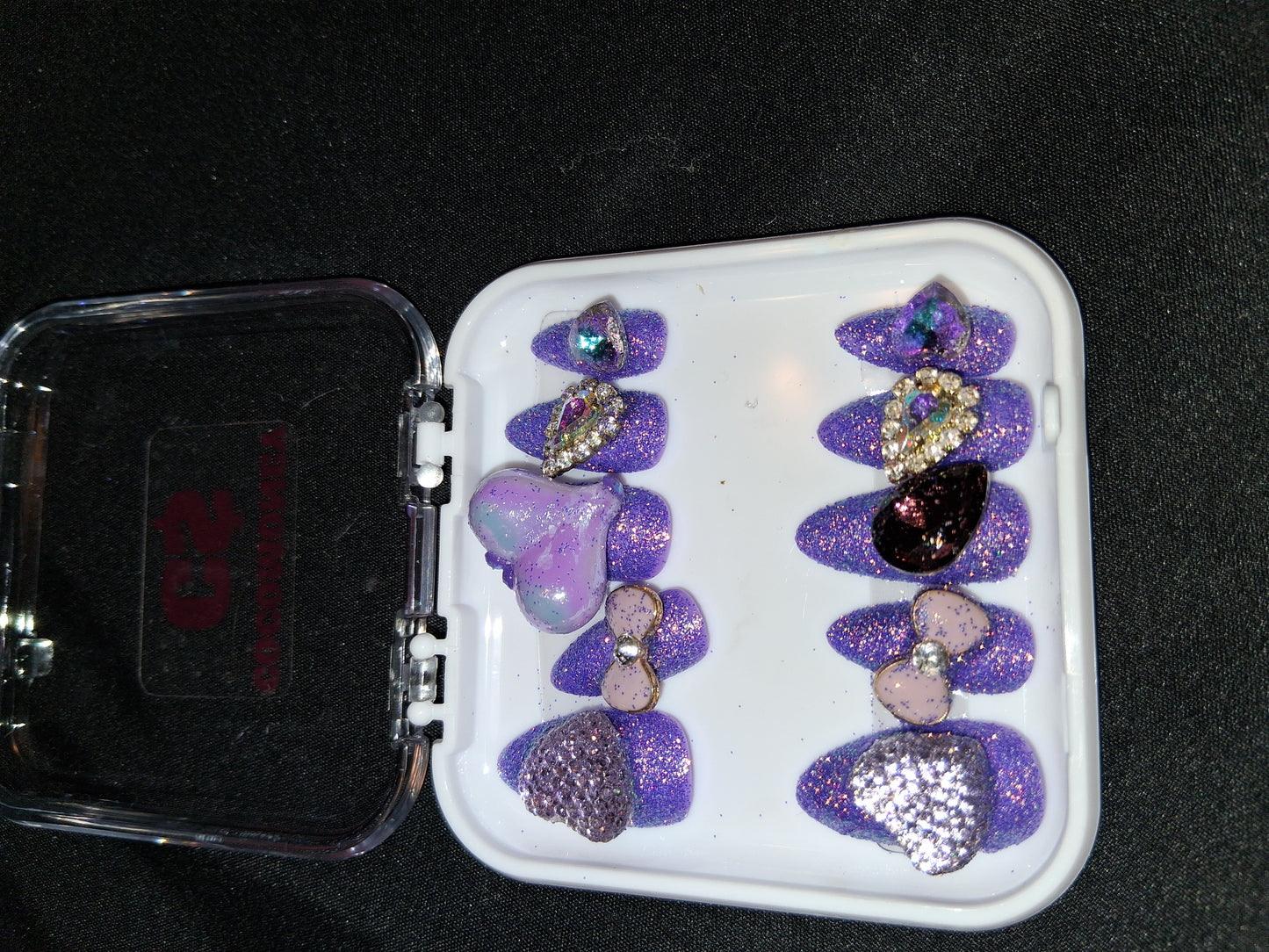 COCOMONEY NAILS CUSTOM ONE OF A KIND PIECES WITH NAIL BAG AND FREE GIFTS