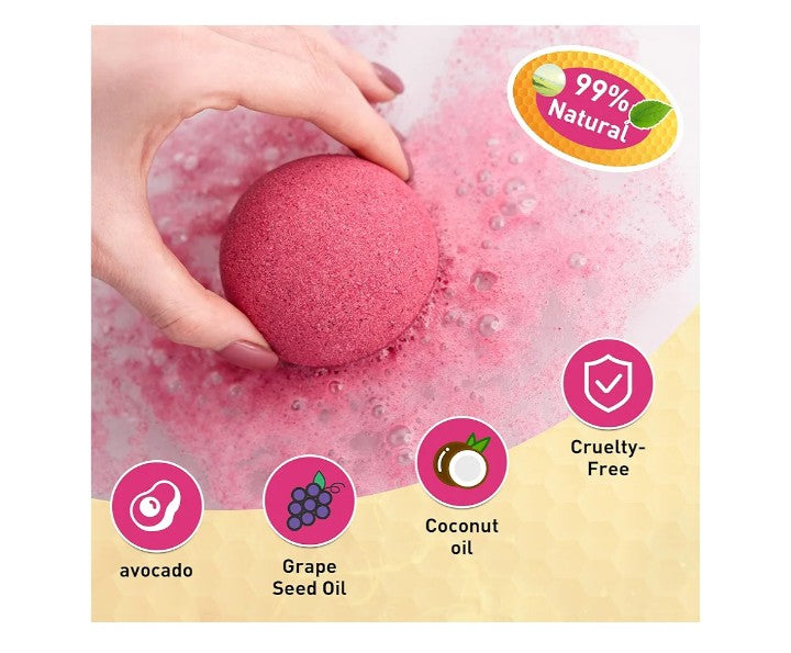 48 Natural & Organic Bath Bombs for Women and Kids, Rich in Essential Oils, Relaxation and Stress Relief, BathBombs Gift Set for Mothers Day, Christmas, Valentines Day & Birthday