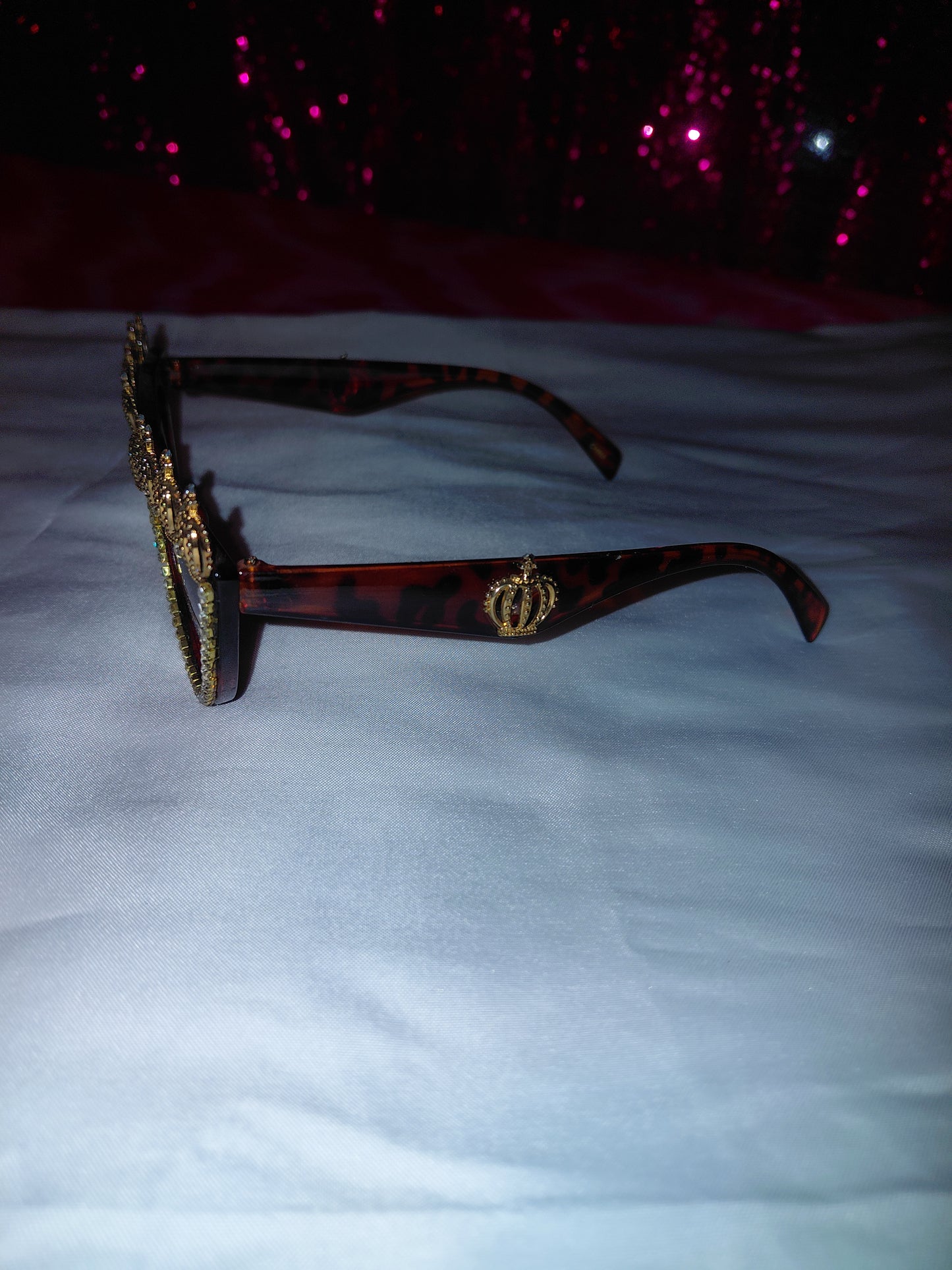 Cocomoney Glasses custom 1 of 1 pair sunglasses gemstones plastic materials uv COCOMONEY.STORE