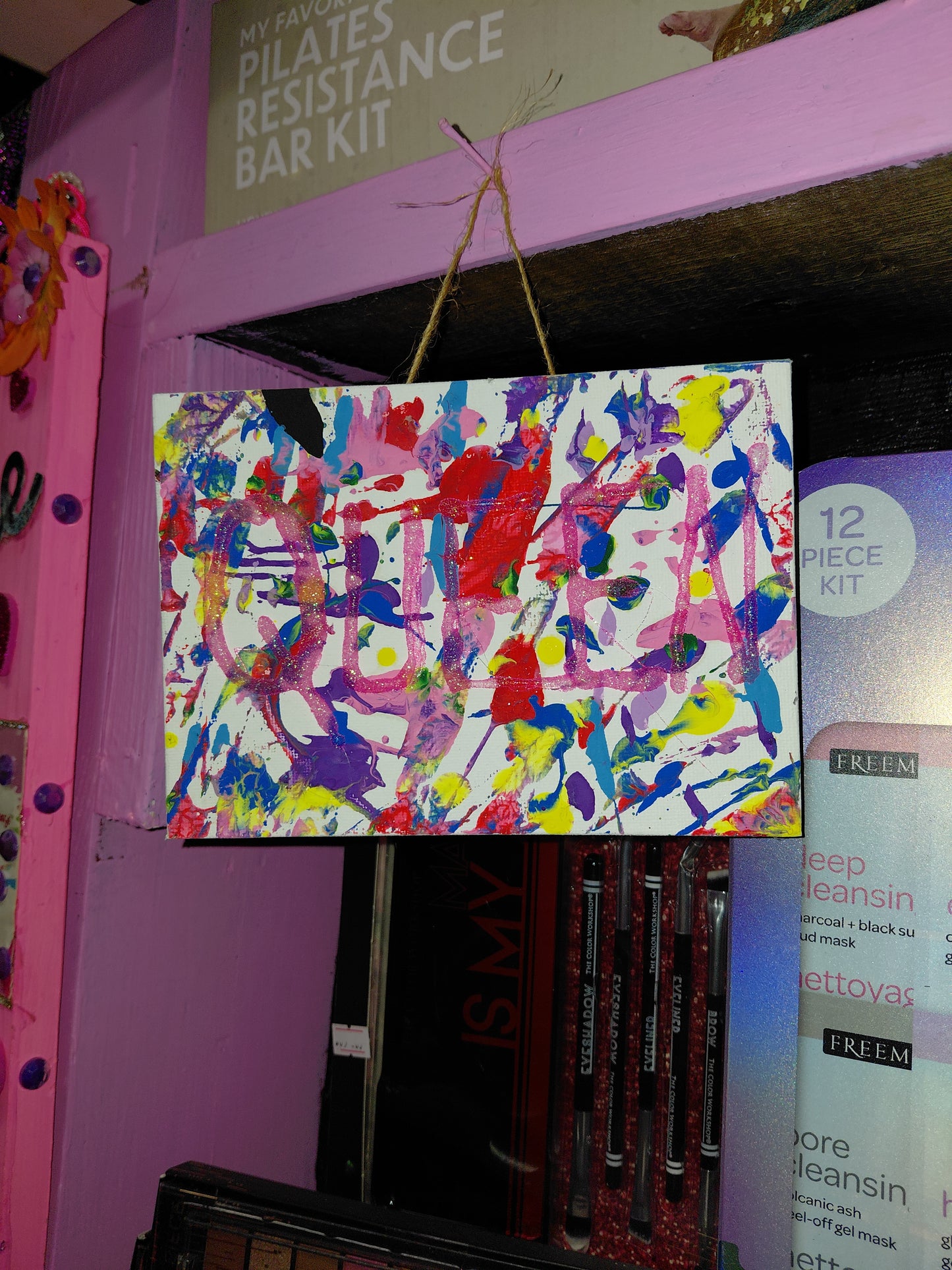 COCOMONEY ART Color Queen 1 OF 1 CUSTOM PIECE BY COCOMONEY painting on canvas
