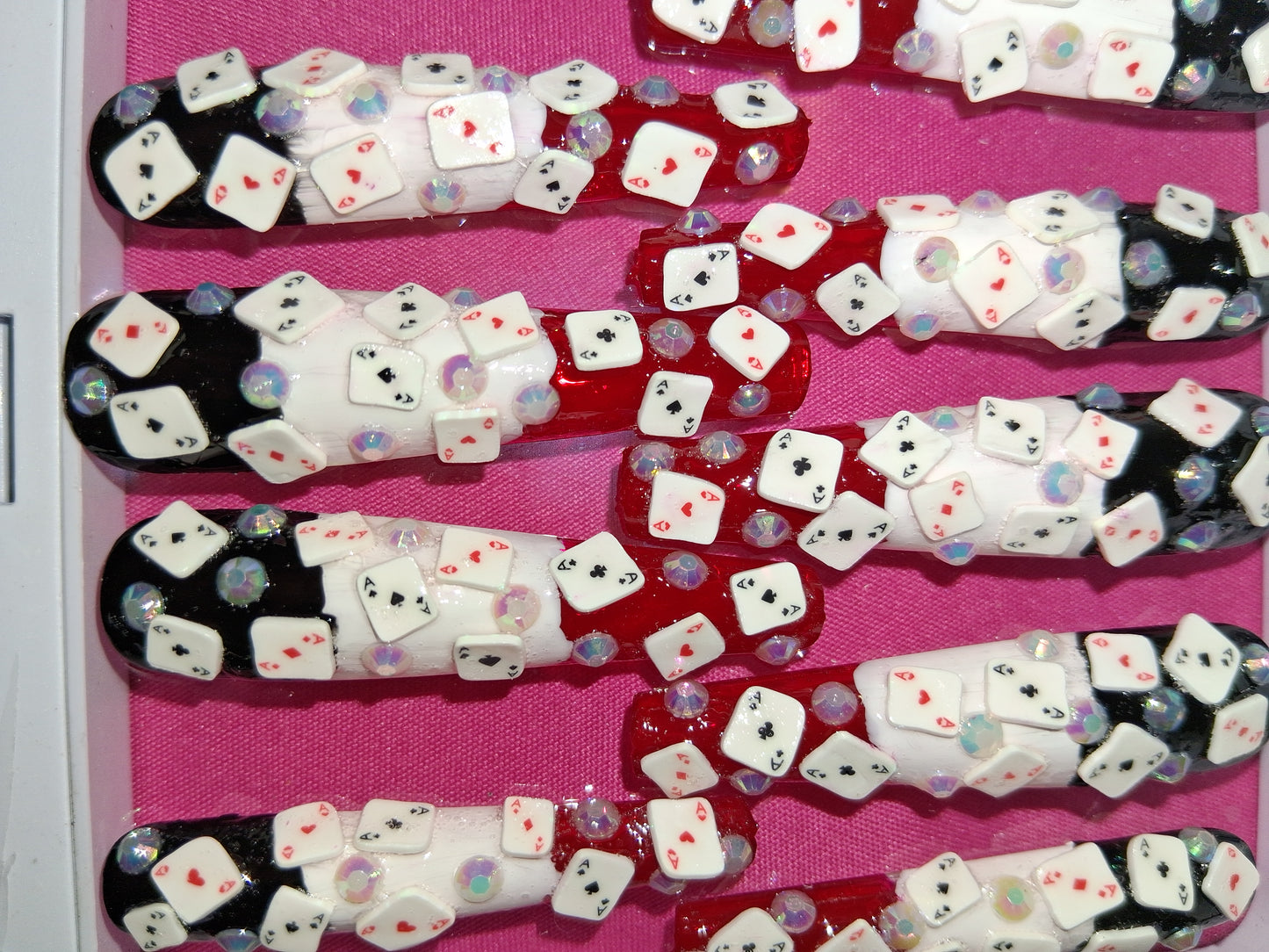 COCOMONEY NAILS CUSTOM 1 OF 1 GLUE ON PRESS ON COMES WITH FREE GIFTS #p23