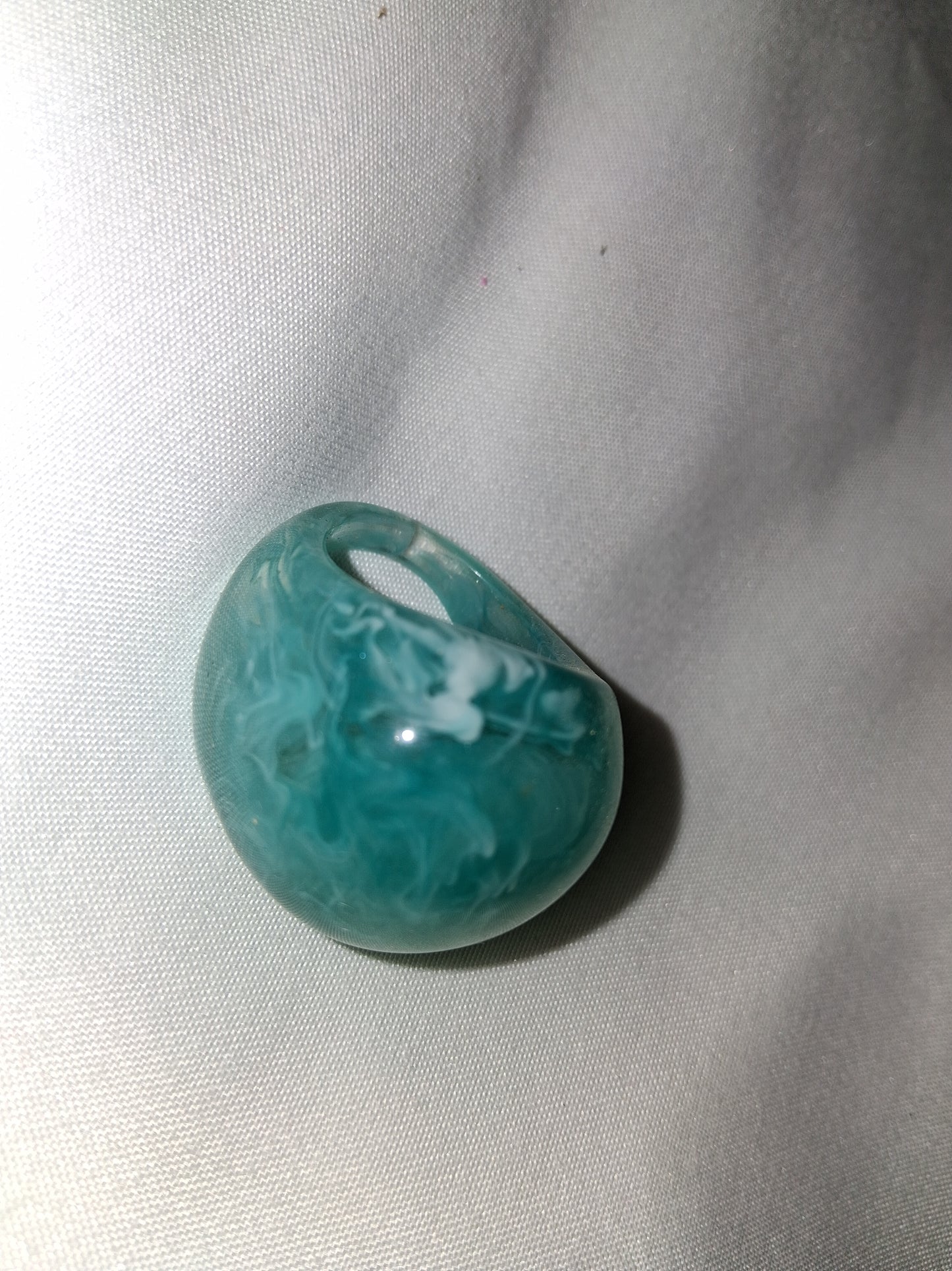 Green costume ring COCOMONEY resin