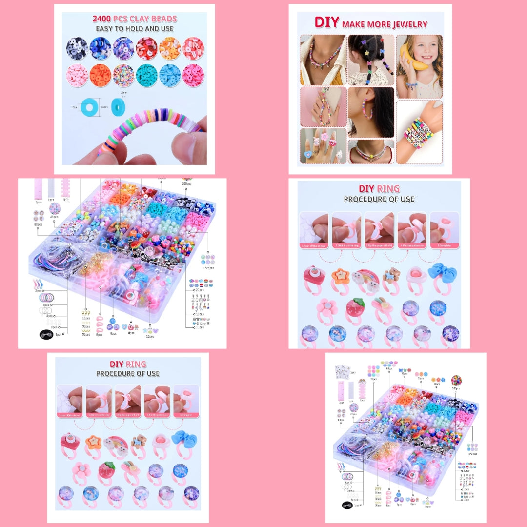 Jewelry making kit 6 option choose number beside kit you want