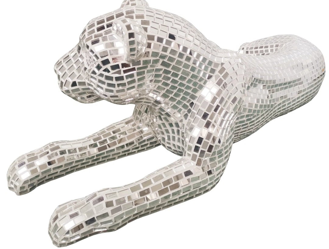 Floor Leopard Decorative Sculpture