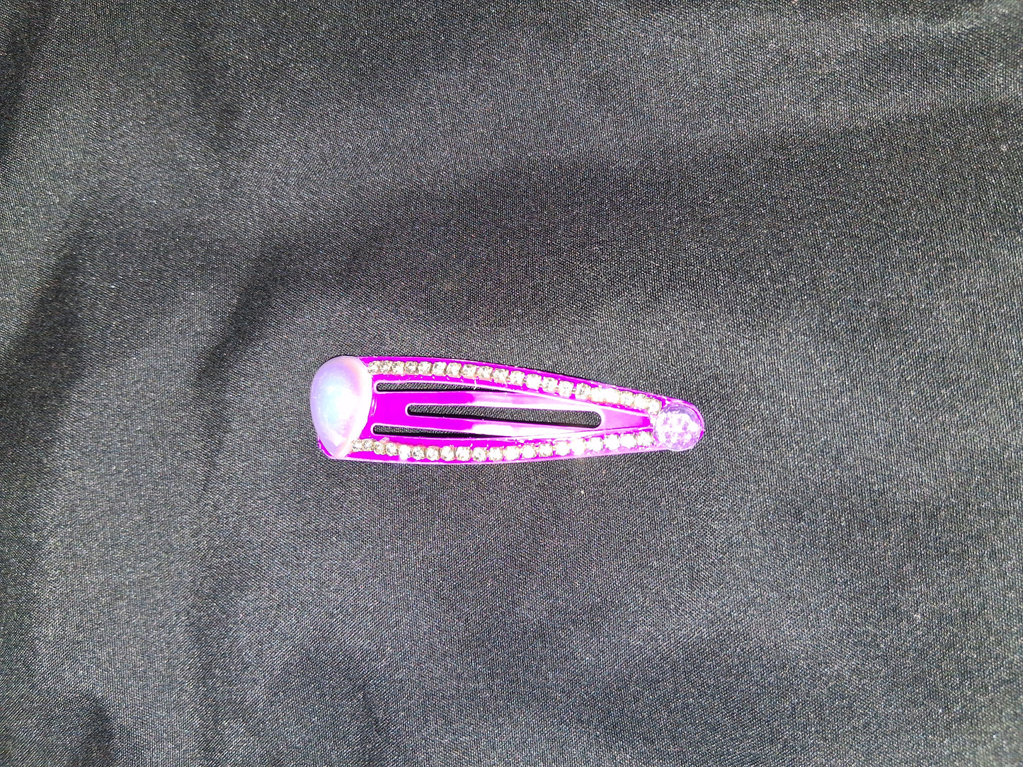 COCOMONEY HAIR CLIP 3INCH CUSTOM 1 OF A KIND PIECE with gemstones
