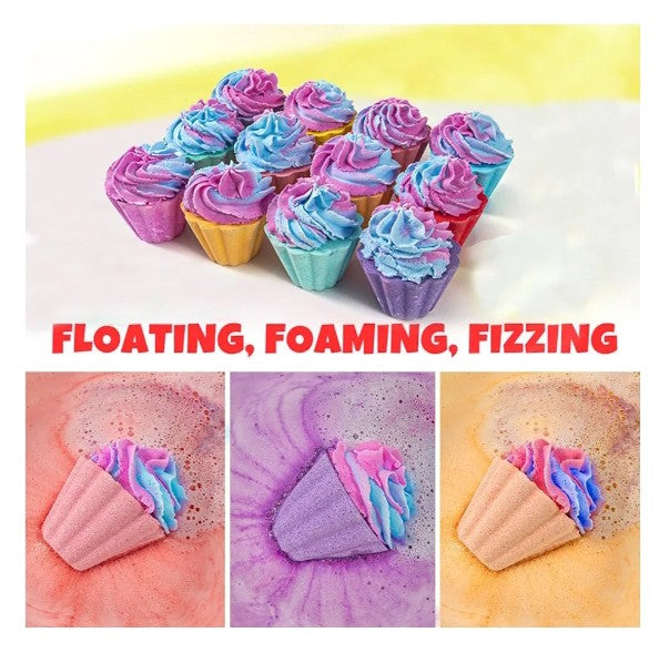 Bath Bombs with Surprise Unicorn Inside, 20 Bath Bombs Gift Set, Handmade Bubble Bath Fizzes Bomb for Birthday Christmas and Party Favor Christmas Gifts Set