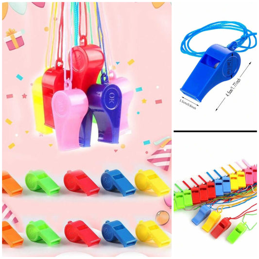 Random Color Sports Whistle Party Favors For Soccer & Basketball Games, Birthday & Wedding Celebration,Christmas pp