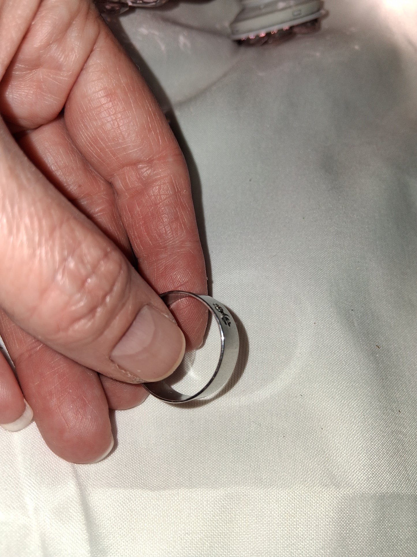 Mens stainless steel ring size 10