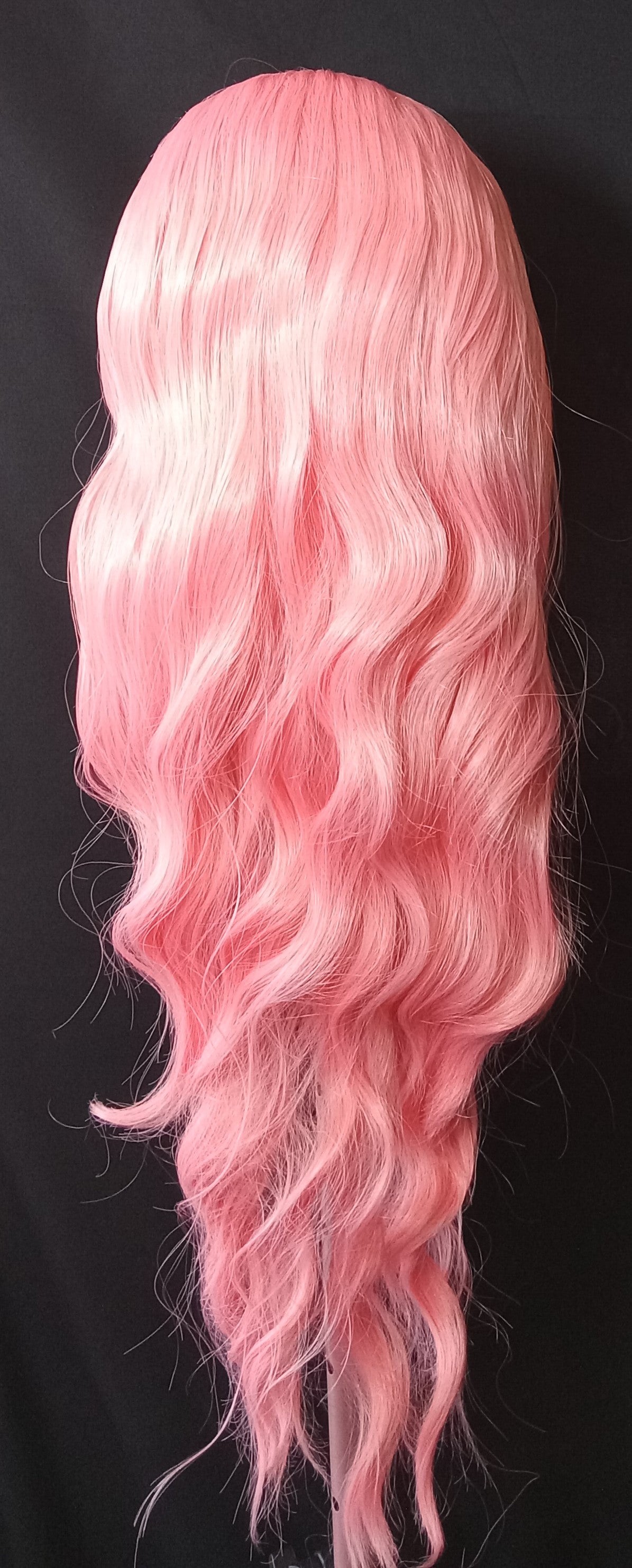 COCOMONEY WIG LONG WAVY LIGHT PINK