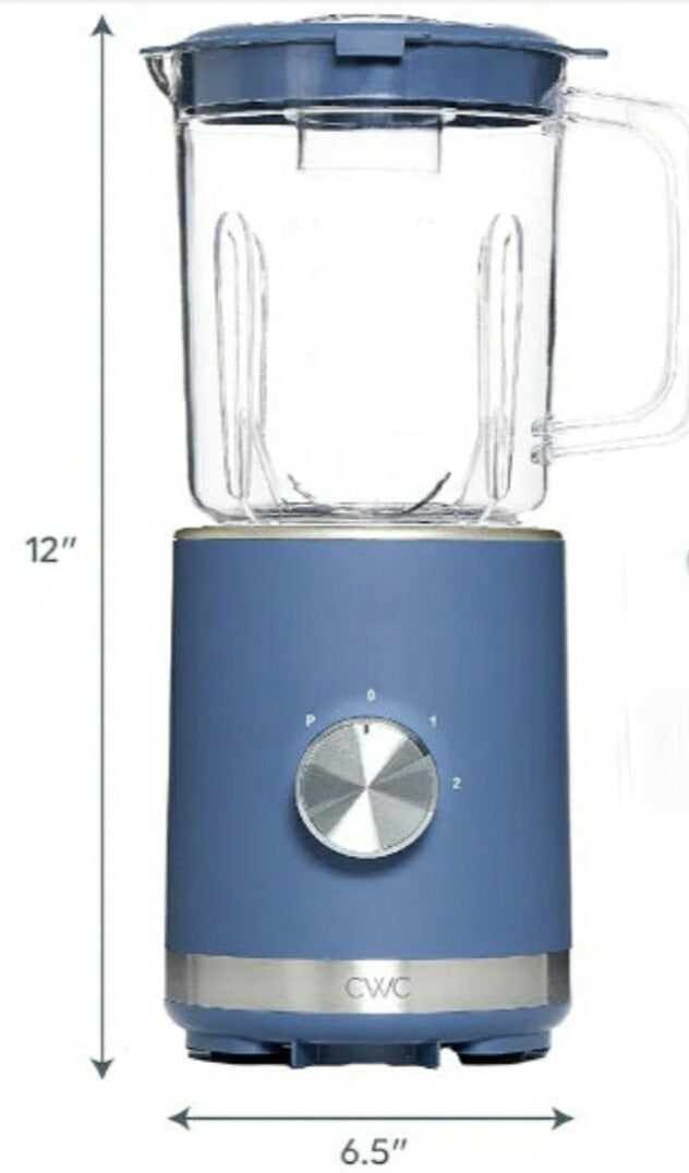 Blender: Powerful 2-Speed Control with Pulse, 4-Tip Stainless Steel Blades, 25oz (750ml) Jar, and Skid-Resistant Feet,