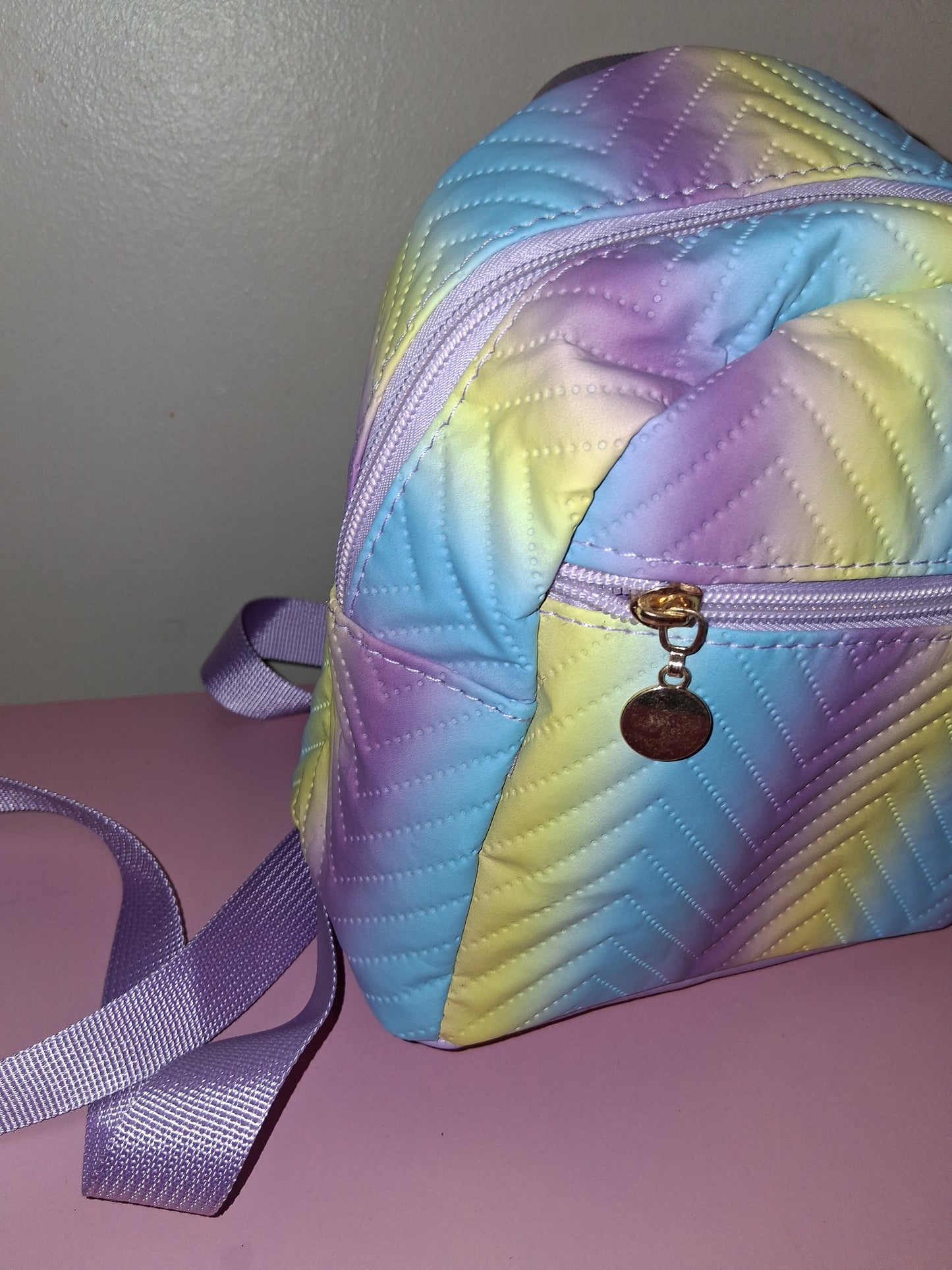 COCOMONEY MINI BOOK BAG PURPLE 9IN BY 8IN BY 4IN only 1