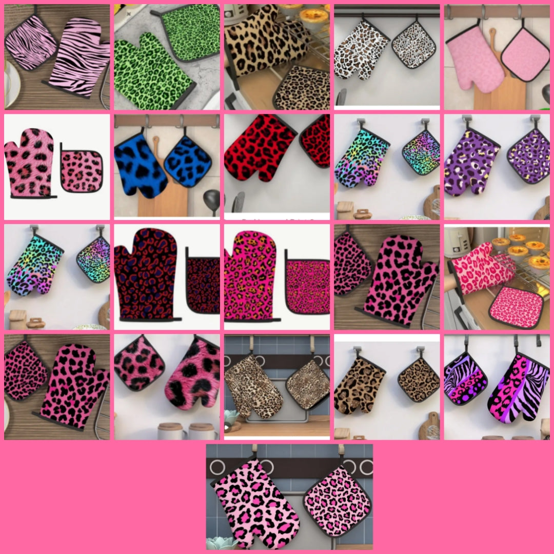 2 piece Oven mits choose your number option below