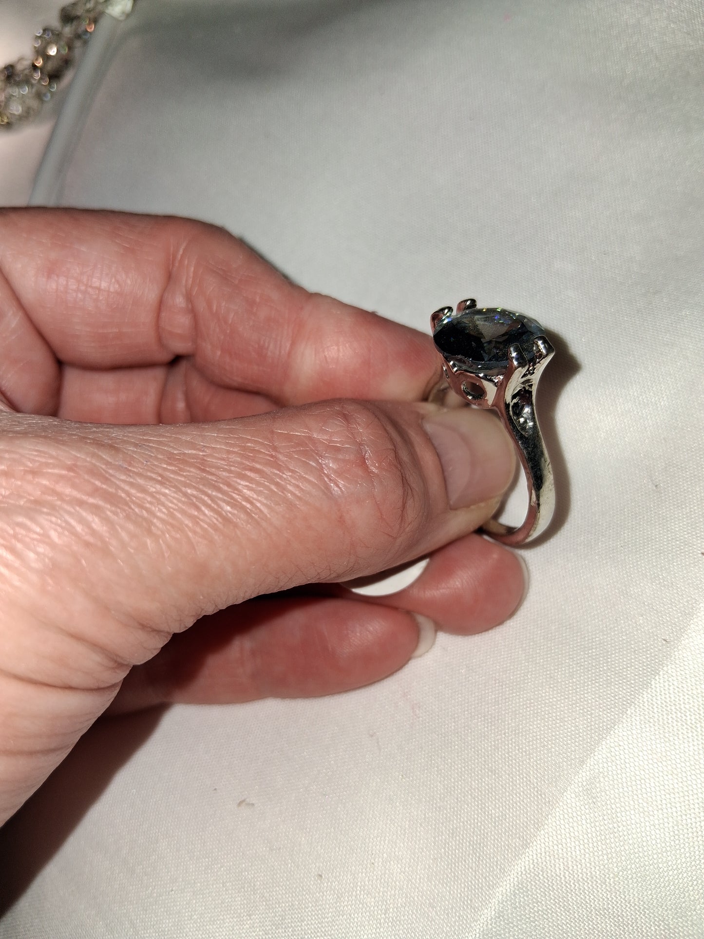 Stainless steel ring size 10