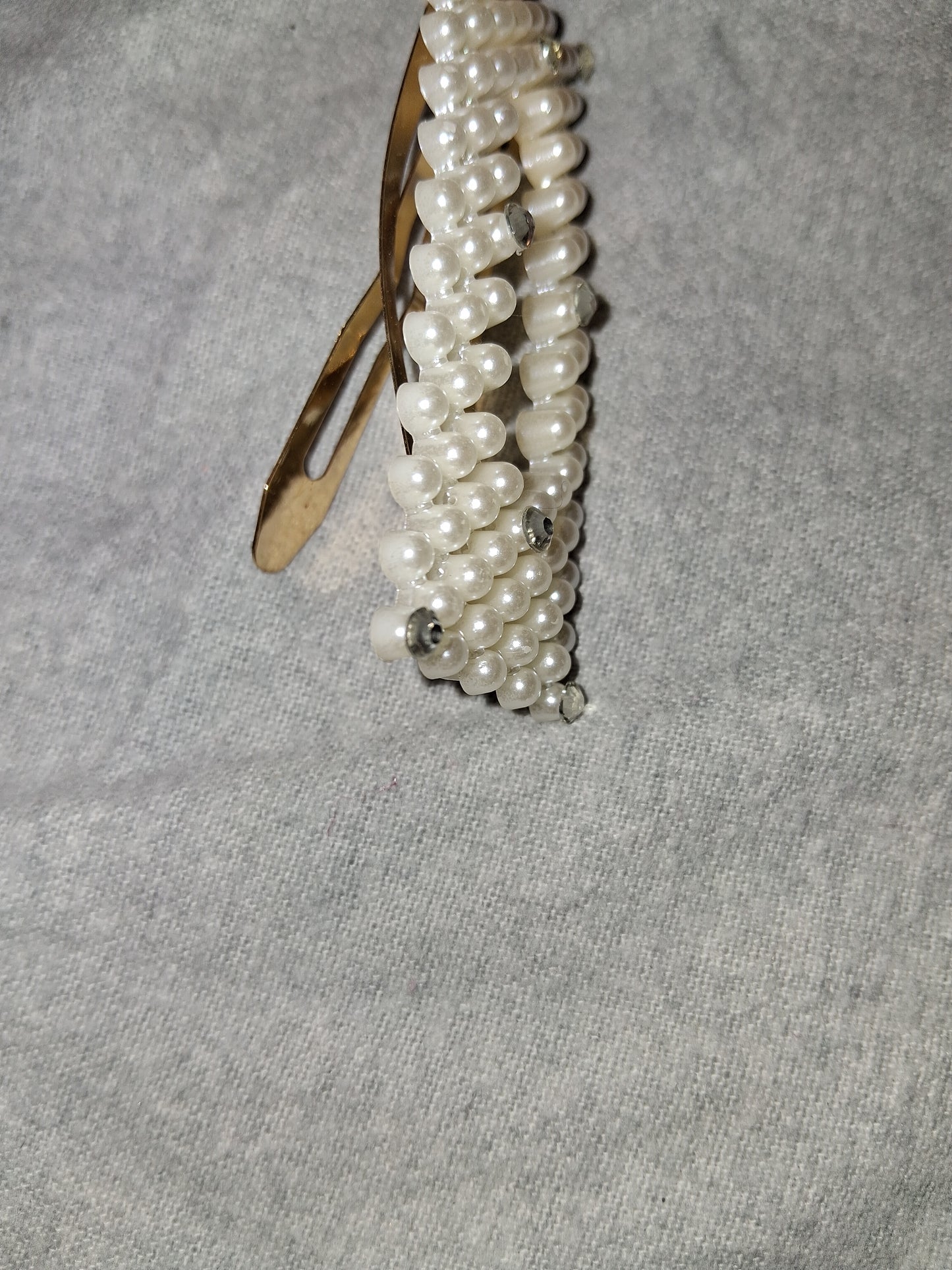 COCOMONEY HAIR CLIP 3INCH  with gemstones