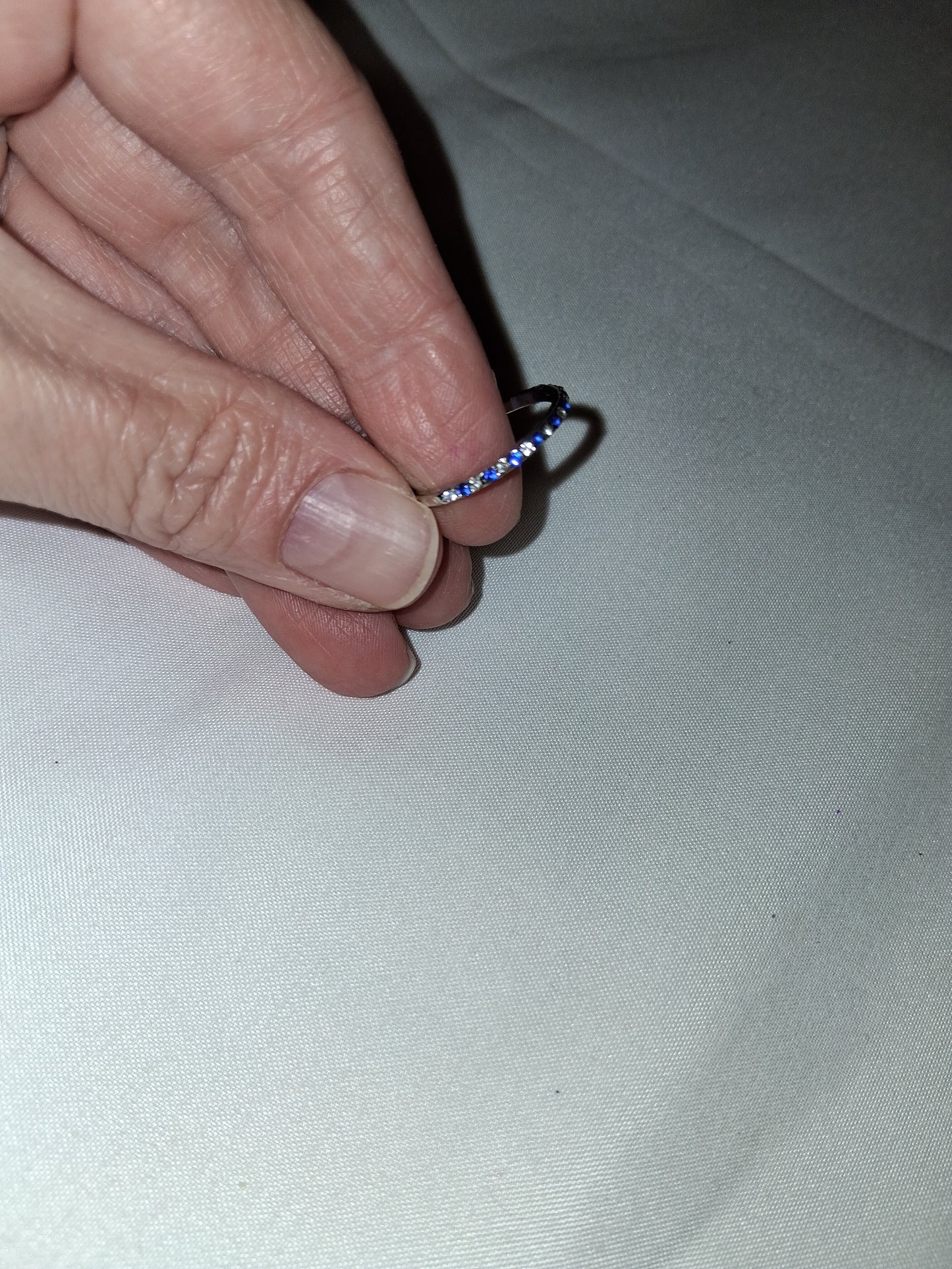 Blue ring size 8 costume COCOMONEY
