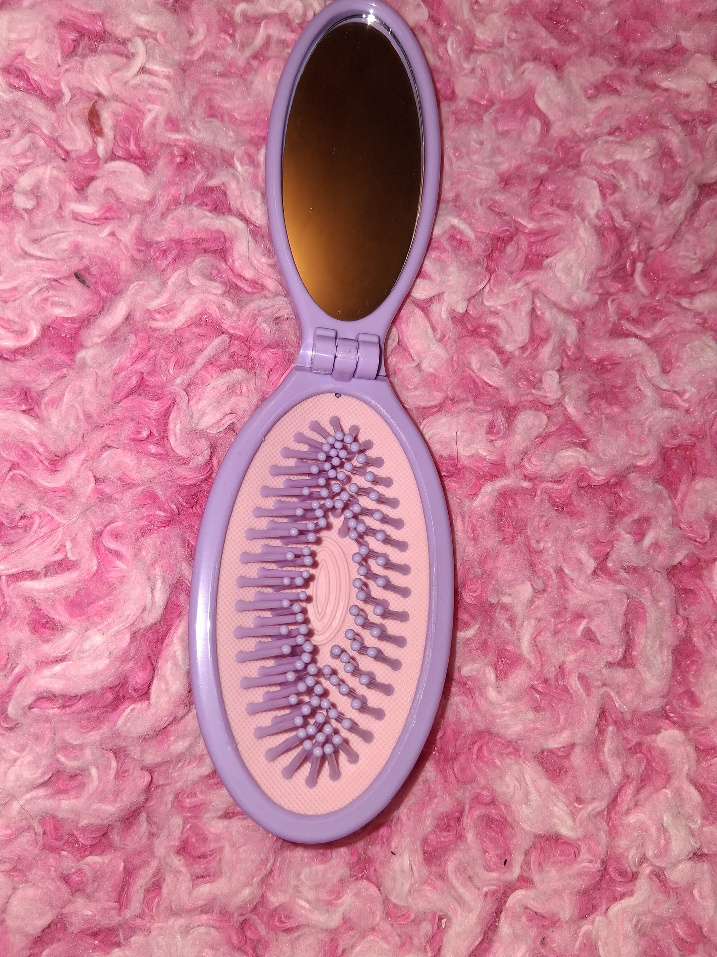 COCOMONEY HAIR BRUSH Foldable PLASTIC with free gift