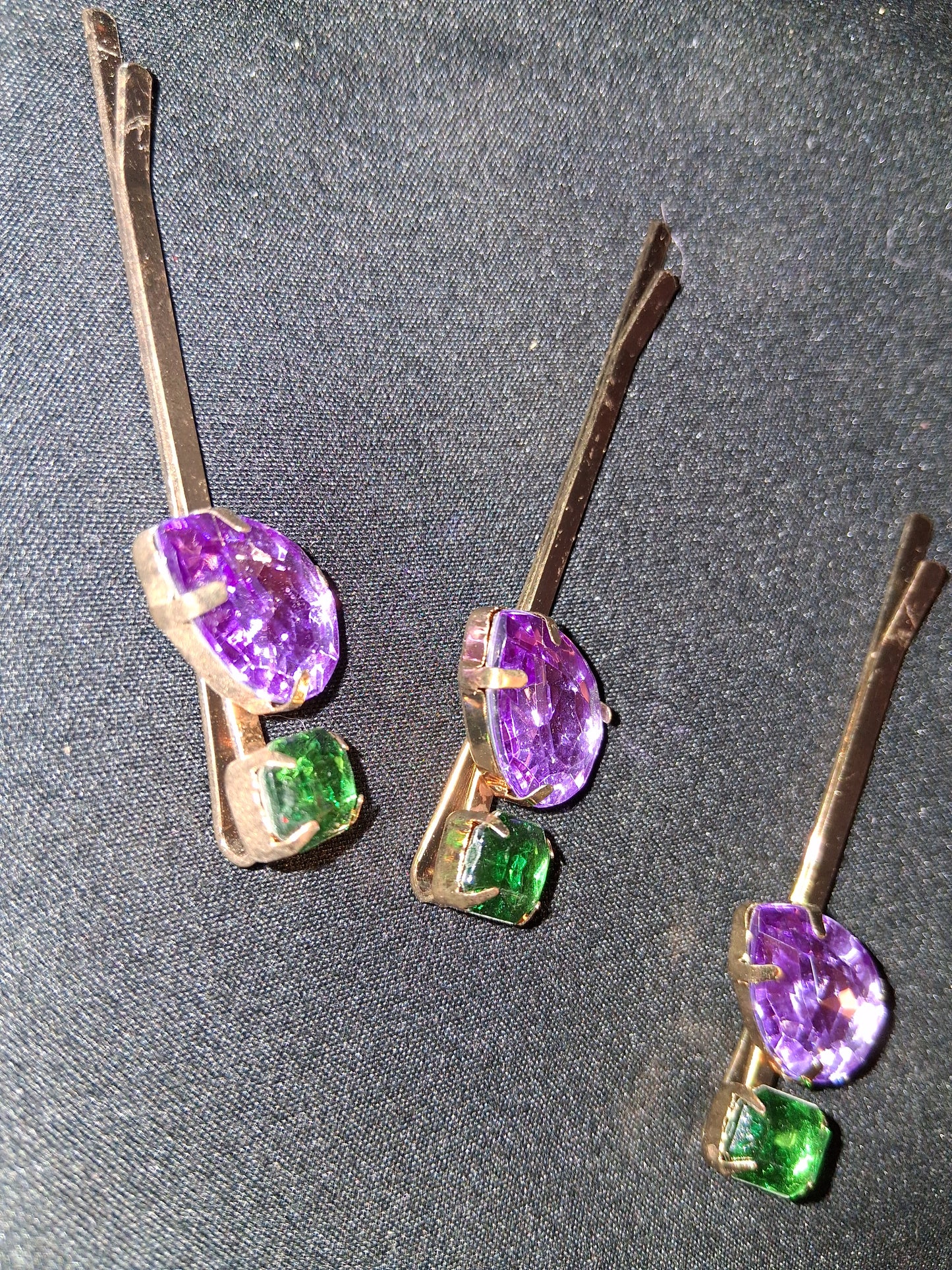COCOMONEY BLING HAIR PINS 3 pieces 3 inch